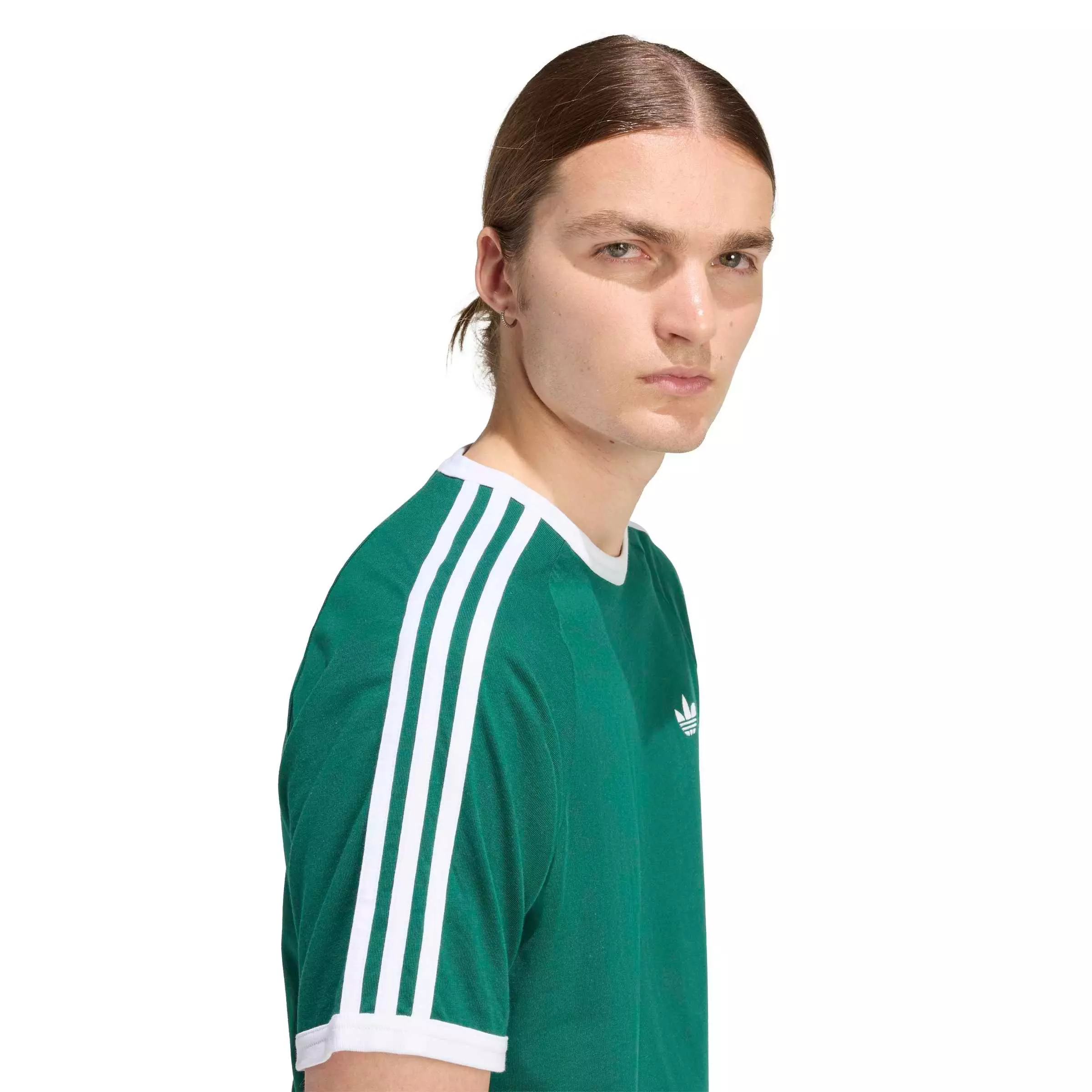 adidas Originals Men's 3-Stripes T-Shirt - Green - GREEN