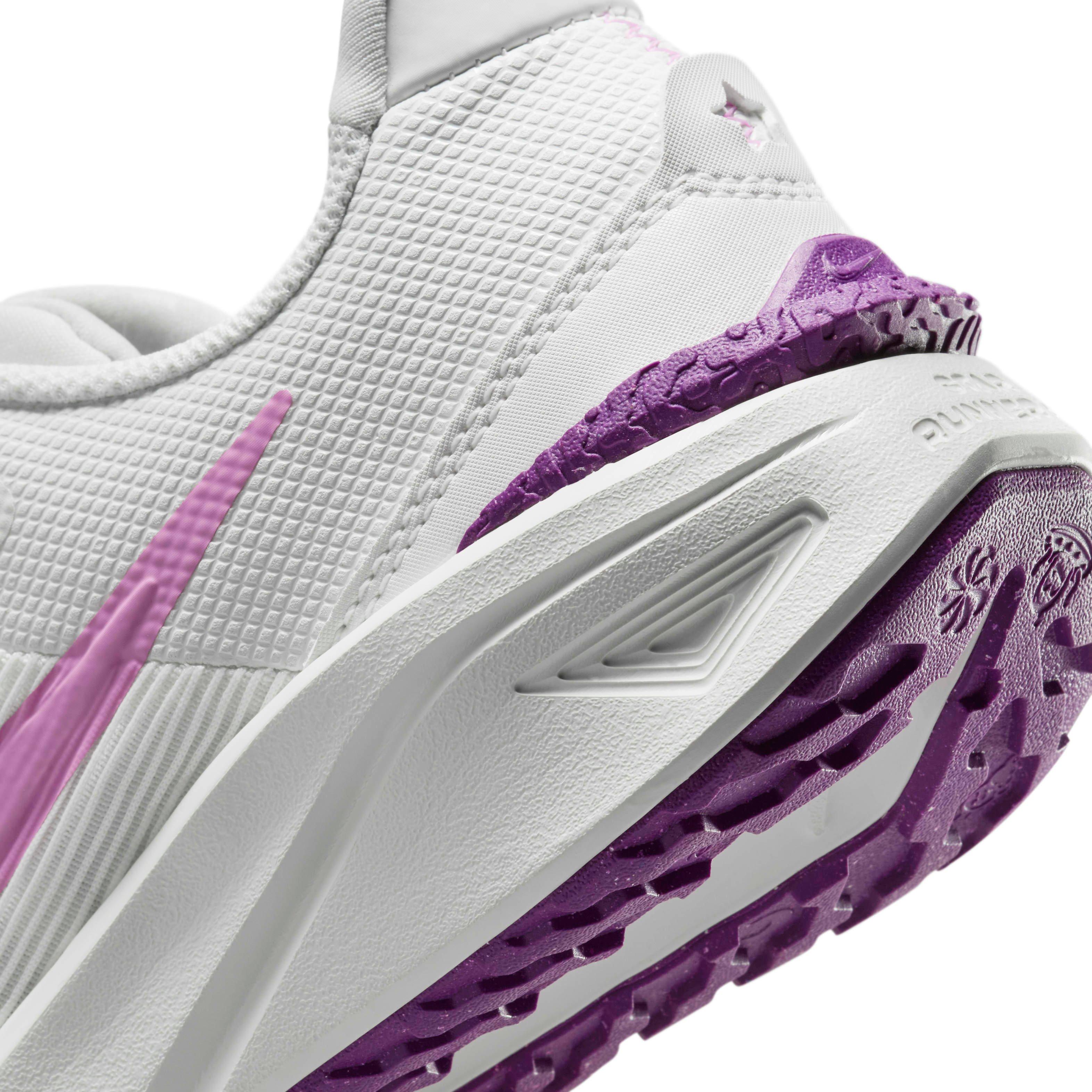 Nike Star Runner 4 "Summit White/Viotech/Summit White/Beyond Pink" Grade School Girls' Running Shoe - WHITE/VIOTECH/WHITE/PINK Thumbnail View 8