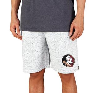 College Concepts Men's Florida State Seminoles Throttle Shorts - White/Charcoal
