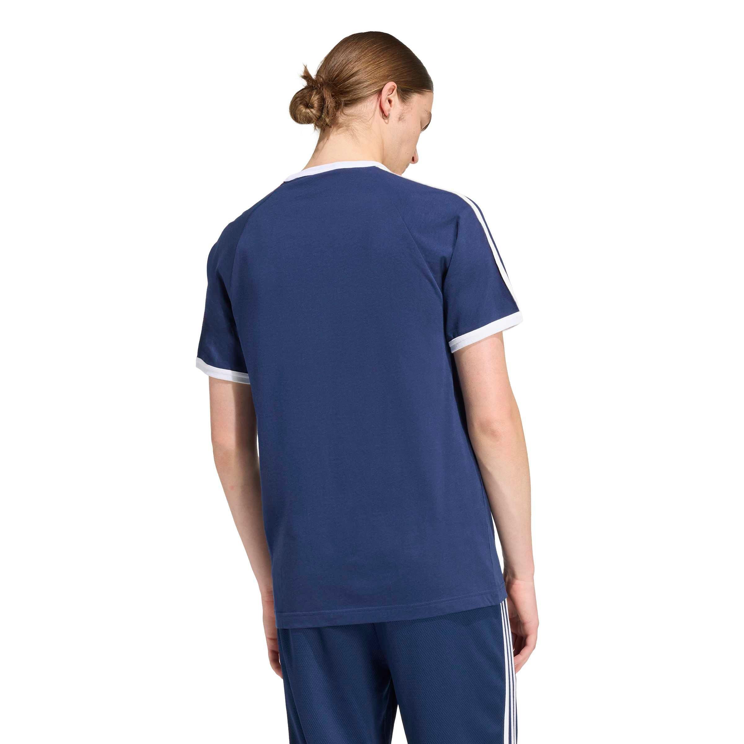 adidas Originals Men's 3-Stripes T-Shirt - Blue - BLUE Thumbnail View 2