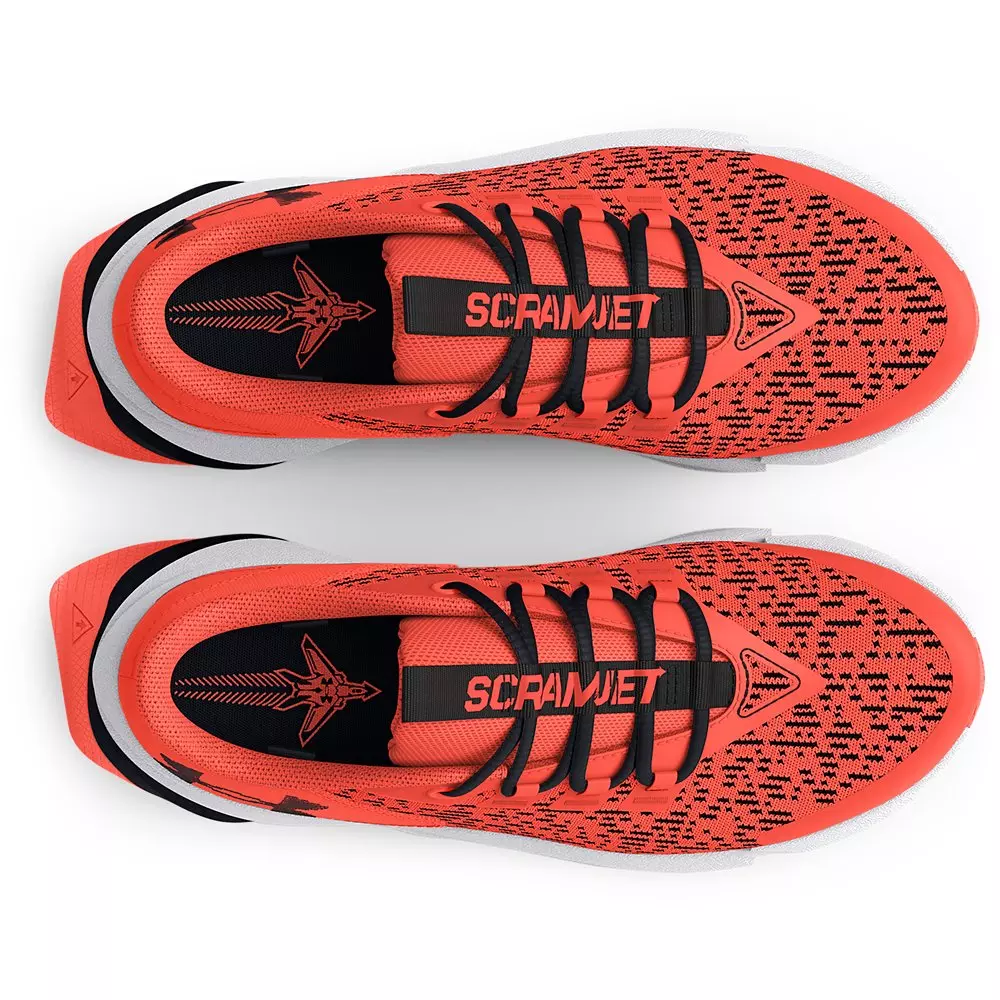 Under Armour Scramjet 5 "After Burn/Black" Grade School Boys' Running Shoe - BURN/BLACK