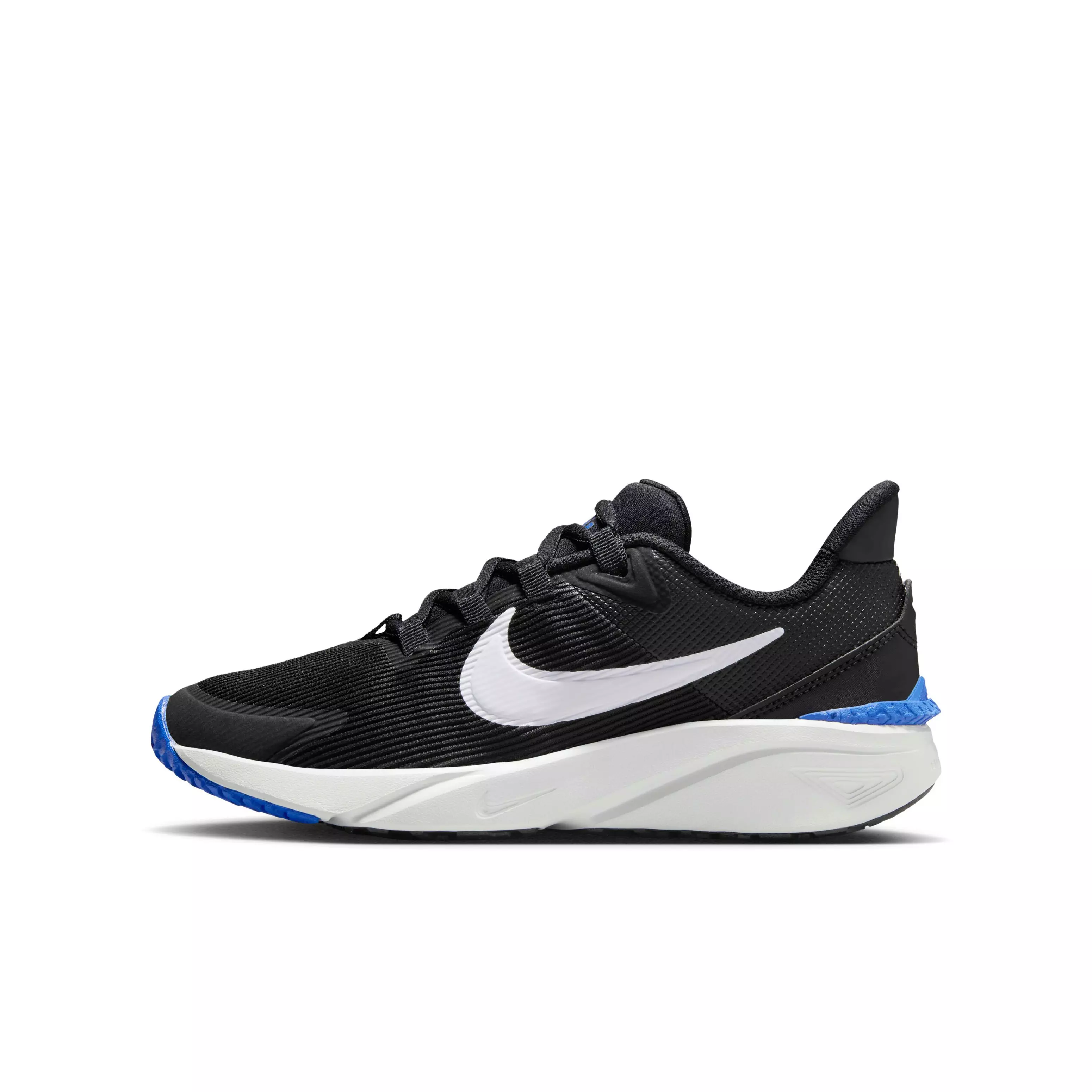 Nike Star Runner 4 "Black/Astronomy Blue/Photon Dust/White" Grade School Boys' Shoe - BLACK/BLUE/DUST/WHITE