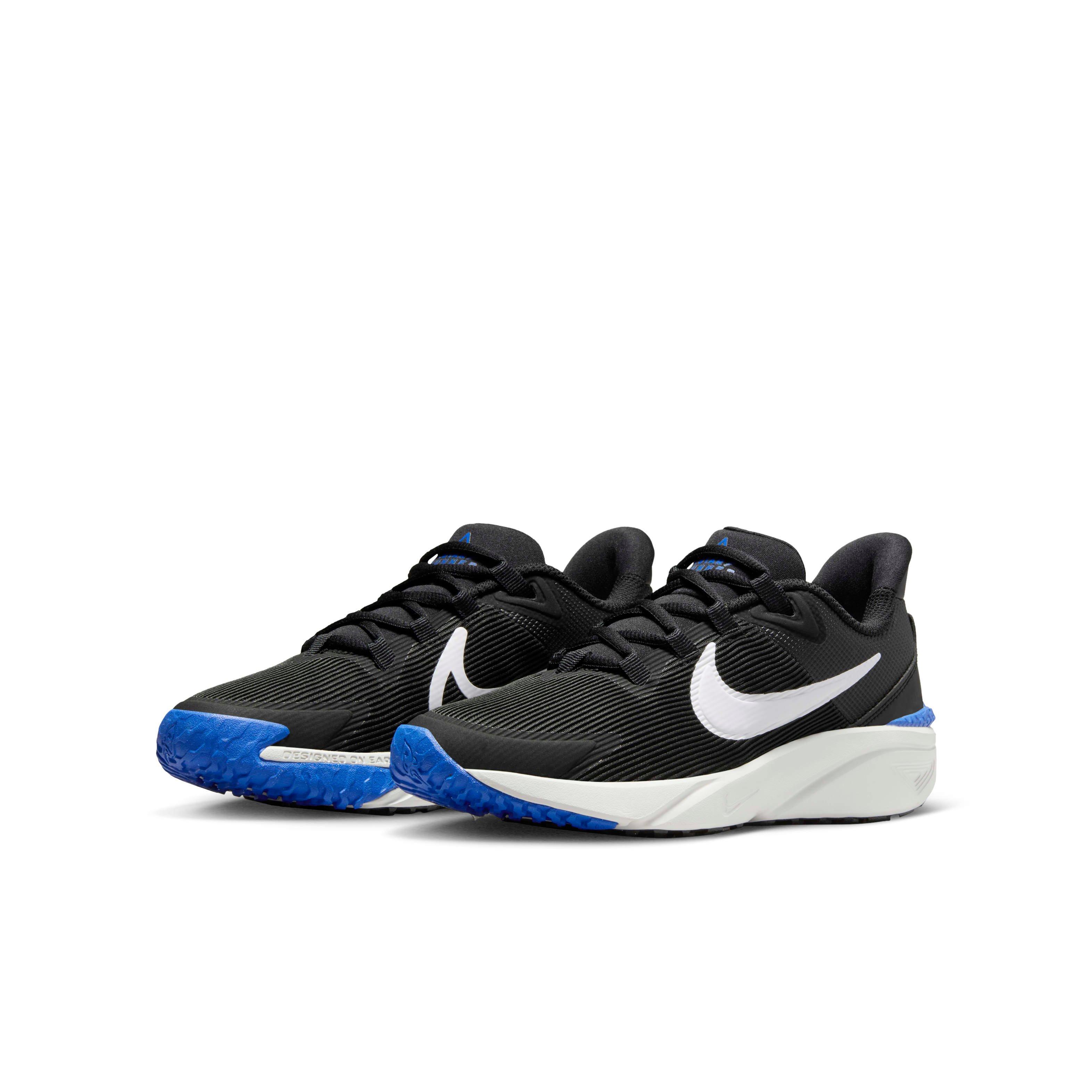 Nike Star Runner 4 "Black/Astronomy Blue/Photon Dust/White" Grade School Boys' Shoe - BLACK/BLUE/DUST/WHITE Thumbnail View 3