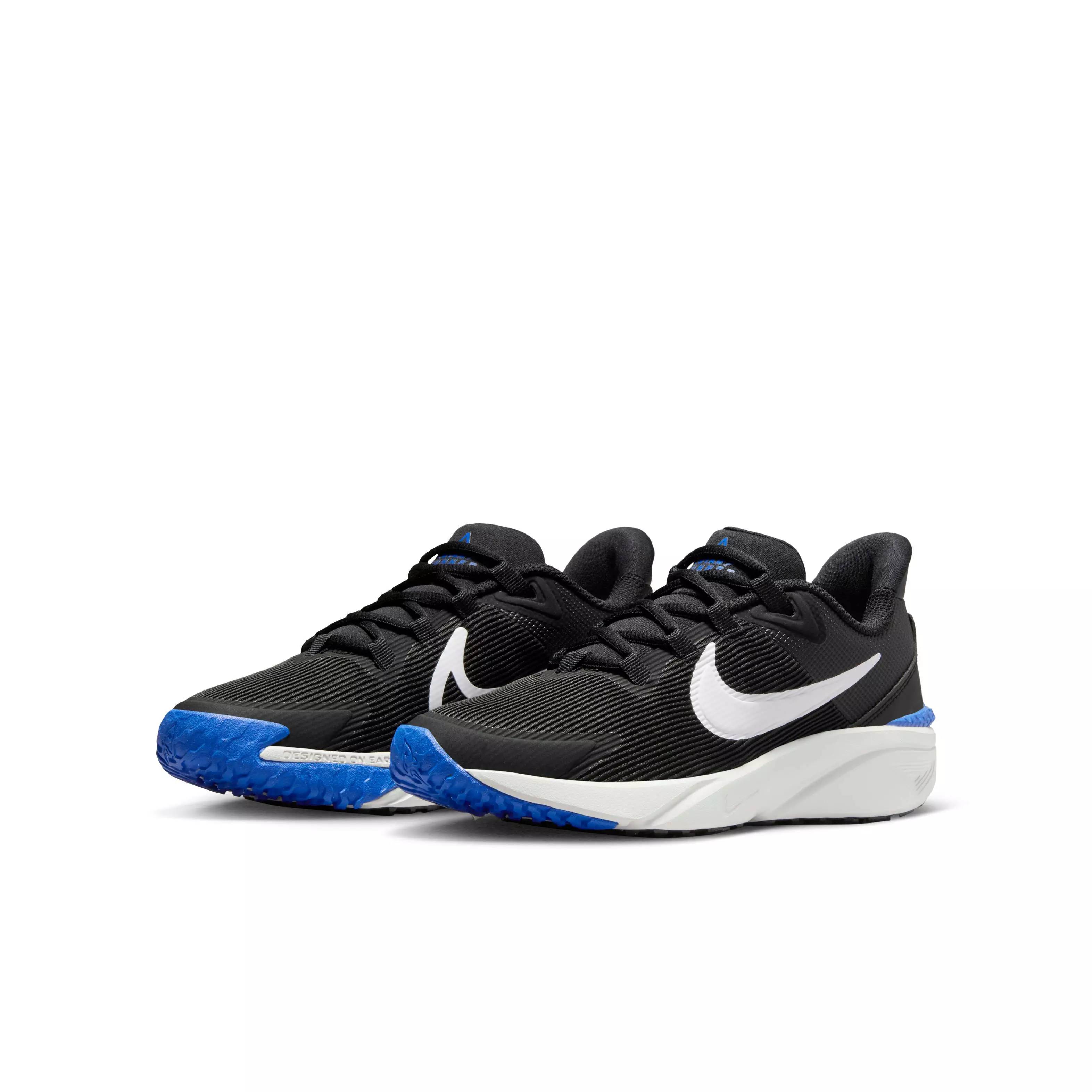 Nike Star Runner 4 "Black/Astronomy Blue/Photon Dust/White" Grade School Boys' Shoe - BLACK/BLUE/DUST/WHITE