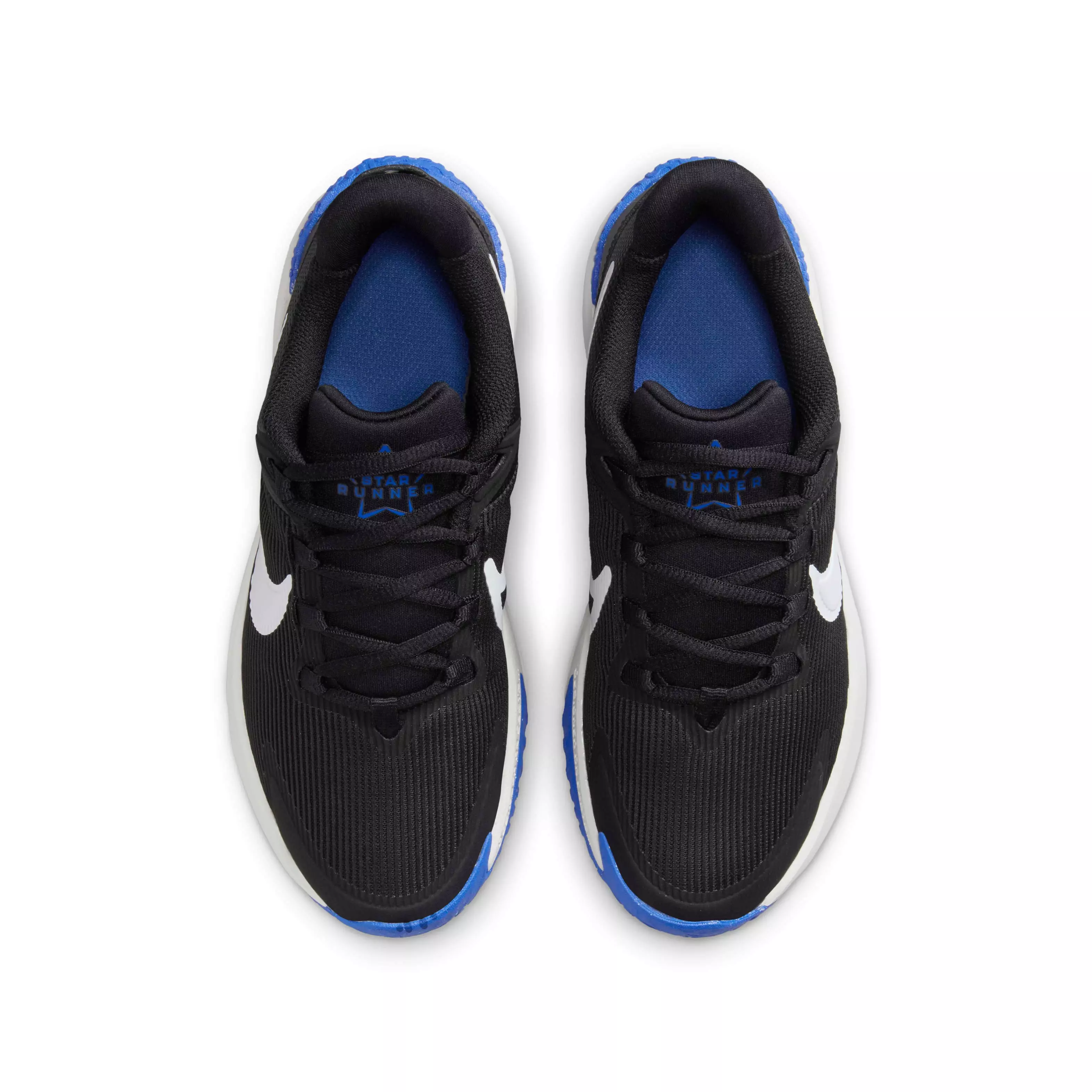 Nike Star Runner 4 "Black/Astronomy Blue/Photon Dust/White" Grade School Boys' Shoe - BLACK/BLUE/DUST/WHITE