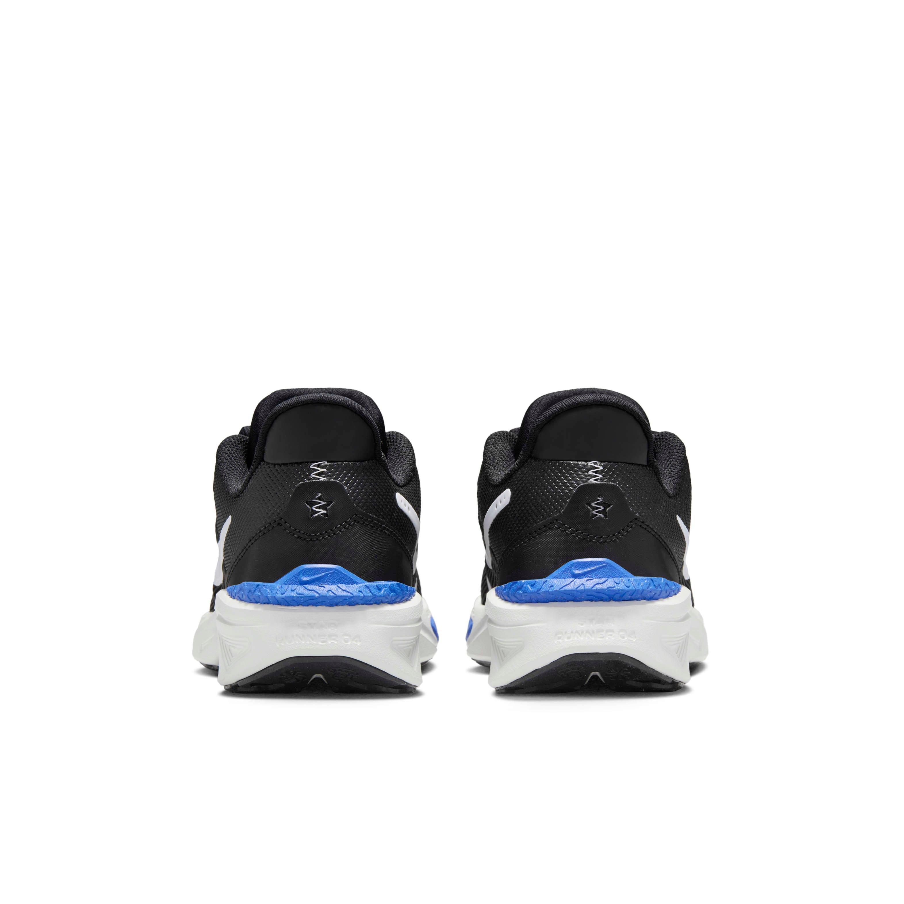 Nike Star Runner 4 "Black/Astronomy Blue/Photon Dust/White" Grade School Boys' Shoe - BLACK/BLUE/DUST/WHITE Thumbnail View 5