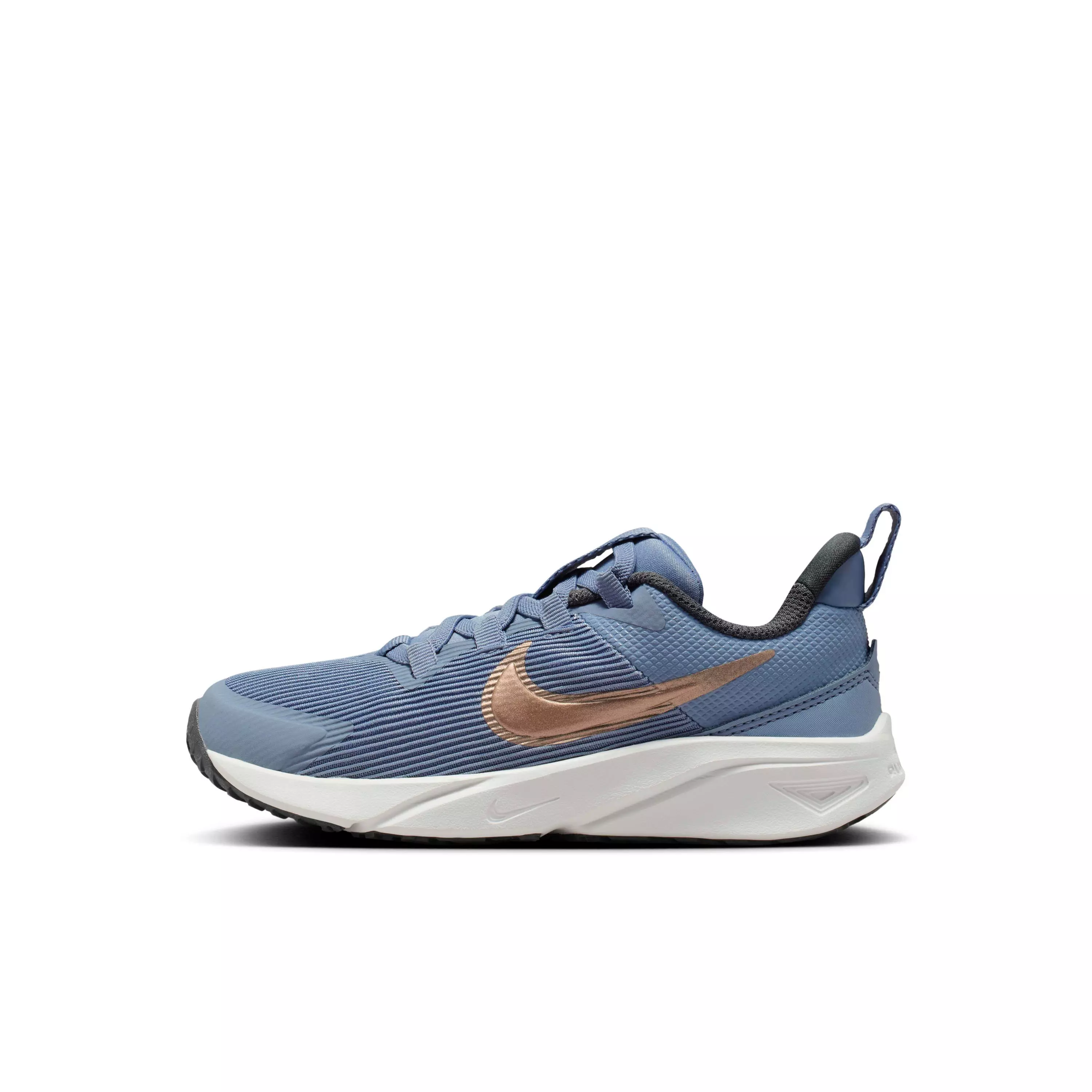 Nike Star Runner 4 "Ashen Slate/Armory Navy/Pure Platinum/Red Bronze" Preschool Boys' Running Shoe - SLATE/NAVY/PLATINUM/BRONZE