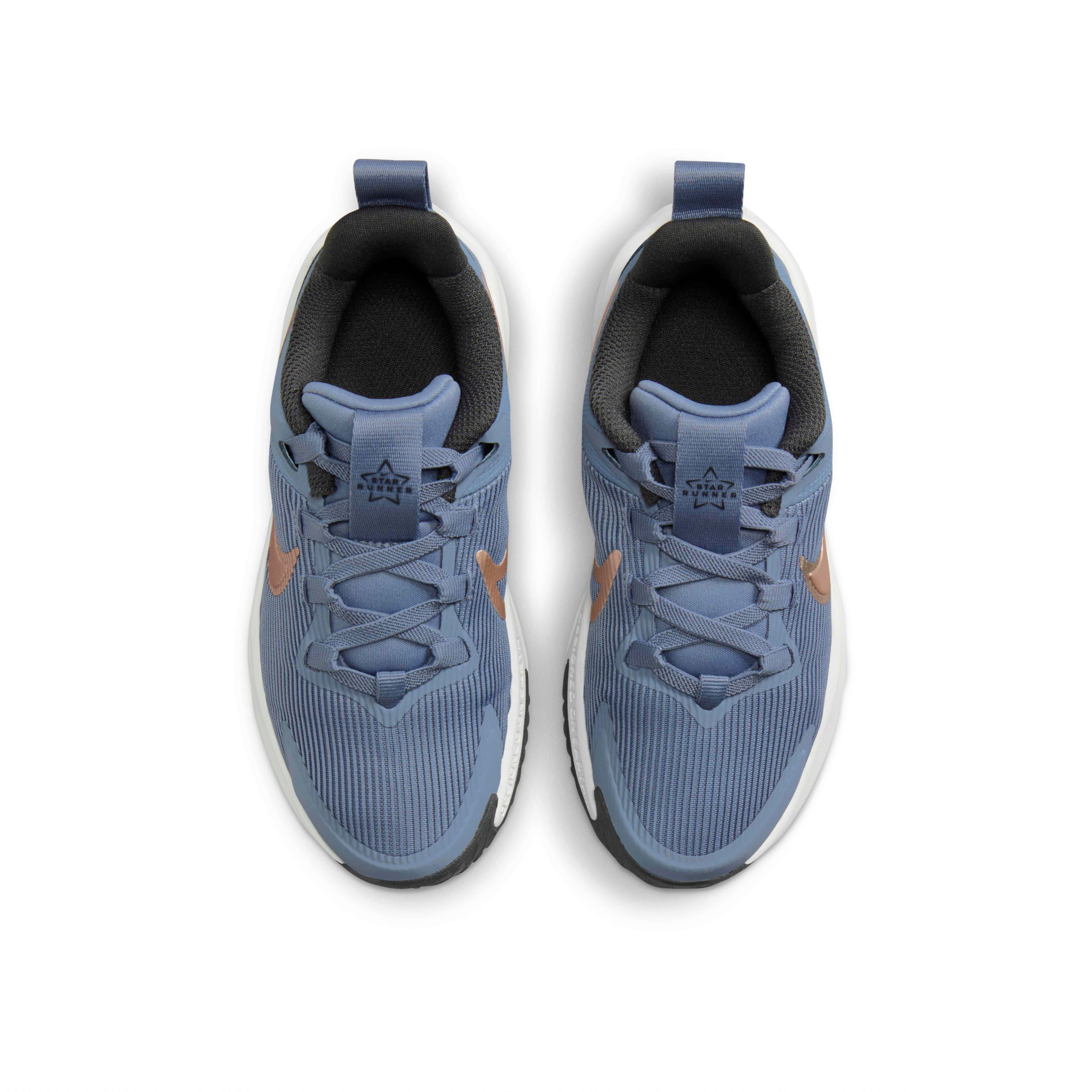 Nike Star Runner 4 Preschool Boys' "Ashen Slate/Armory Navy/Pure Platinum/Red Bronze" Running Shoe