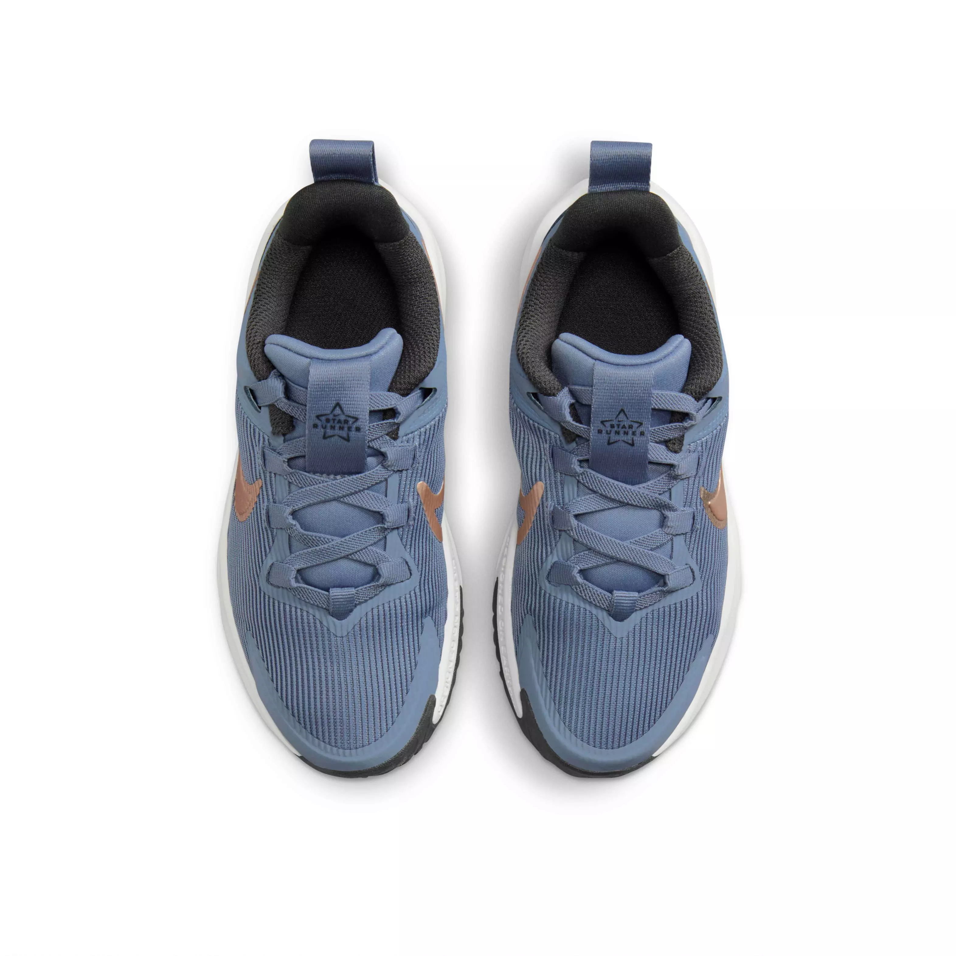 Nike Star Runner 4 "Ashen Slate/Armory Navy/Pure Platinum/Red Bronze" Preschool Boys' Running Shoe - SLATE/NAVY/PLATINUM/BRONZE