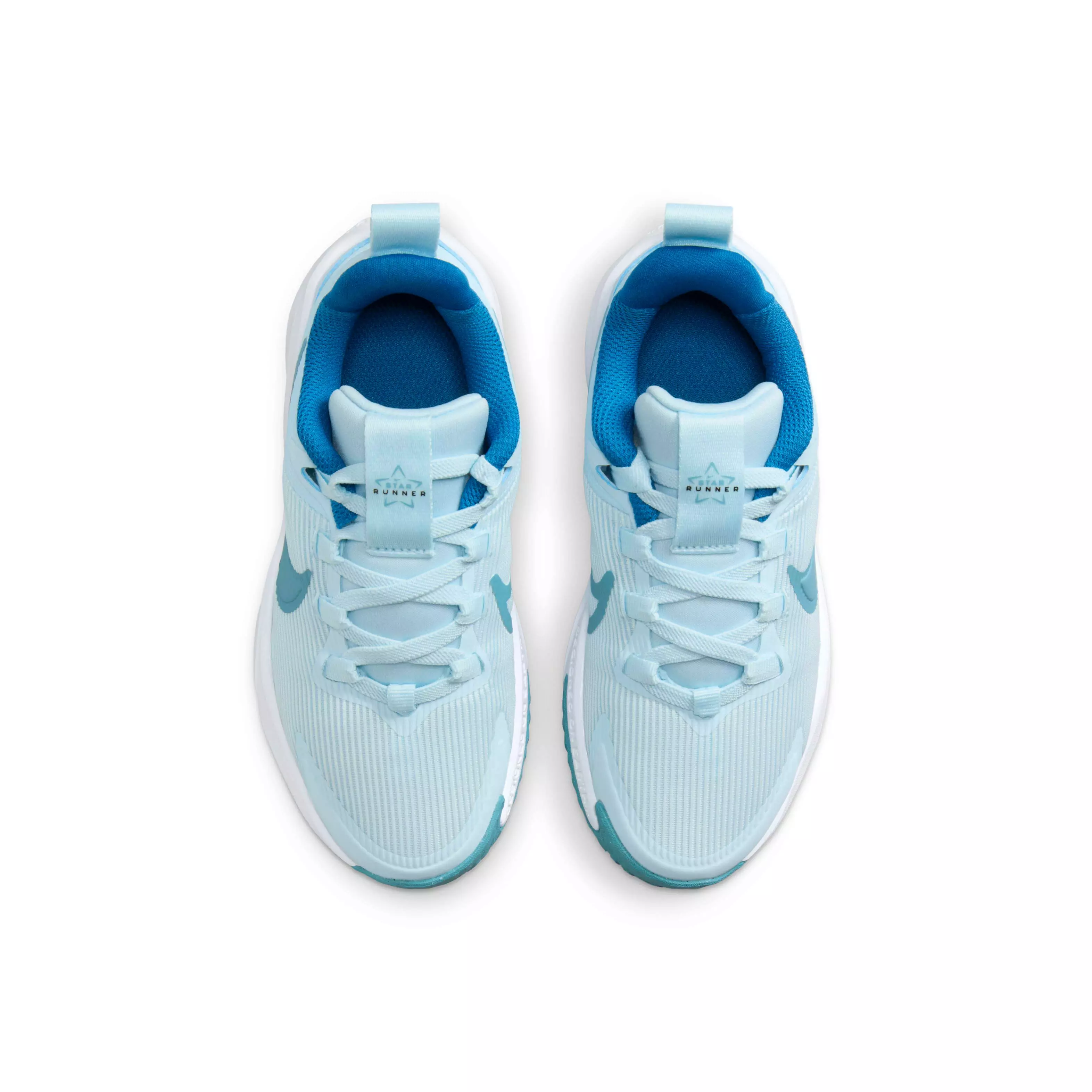 Nike Star Runner 4 "Glacier Blue/Astronomy Blue/White/Denim Turquoise" Preschool Boys' Running Shoe - BLUE/BLUE/WHITE/TURQUOISE