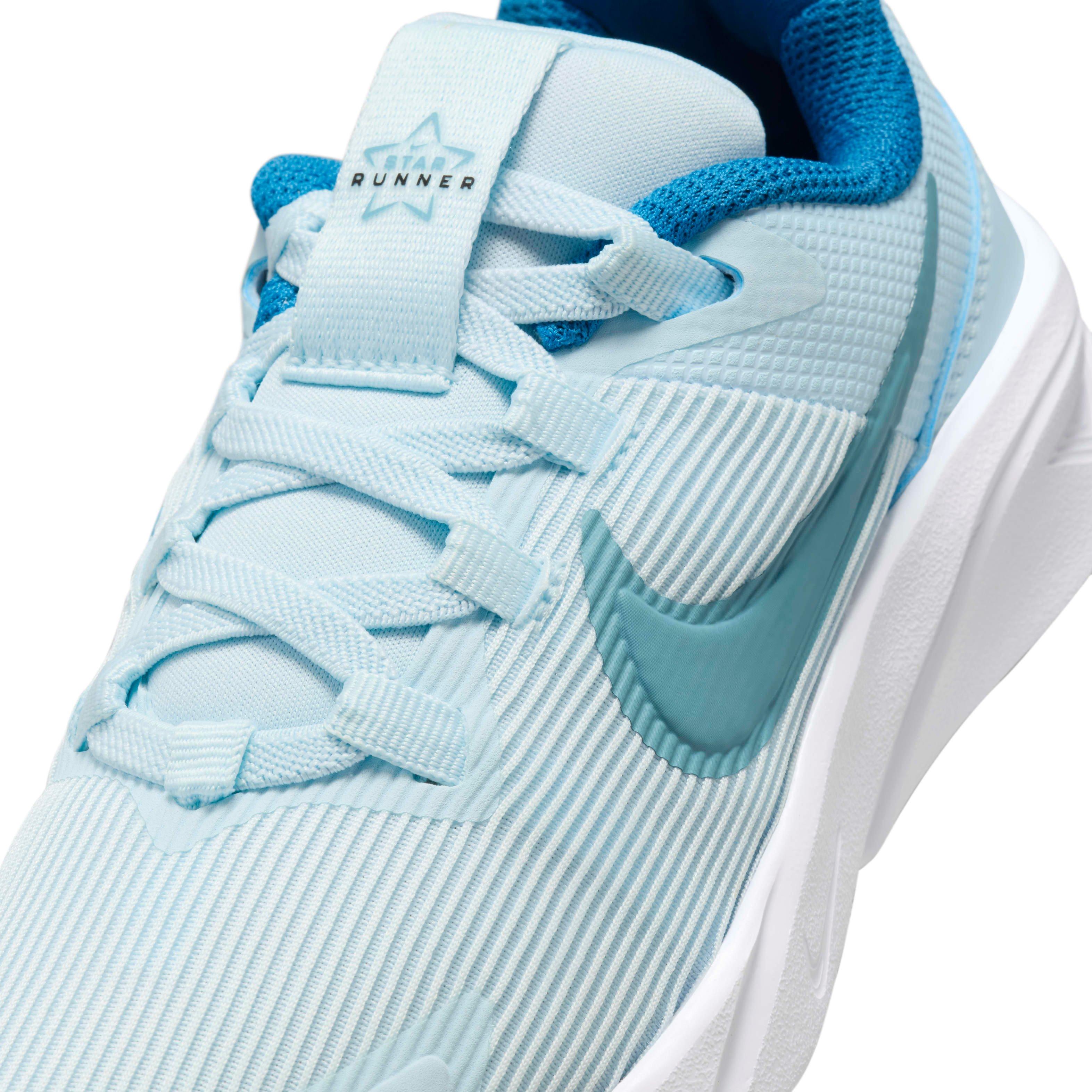 Nike Star Runner 4 Preschool Boys' "Glacier Blue/Astronomy Blue/White/Denim Turquoise" Running Shoe