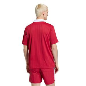 adidas Originals Men's Pinstripe Drop Needle Jersey - Red