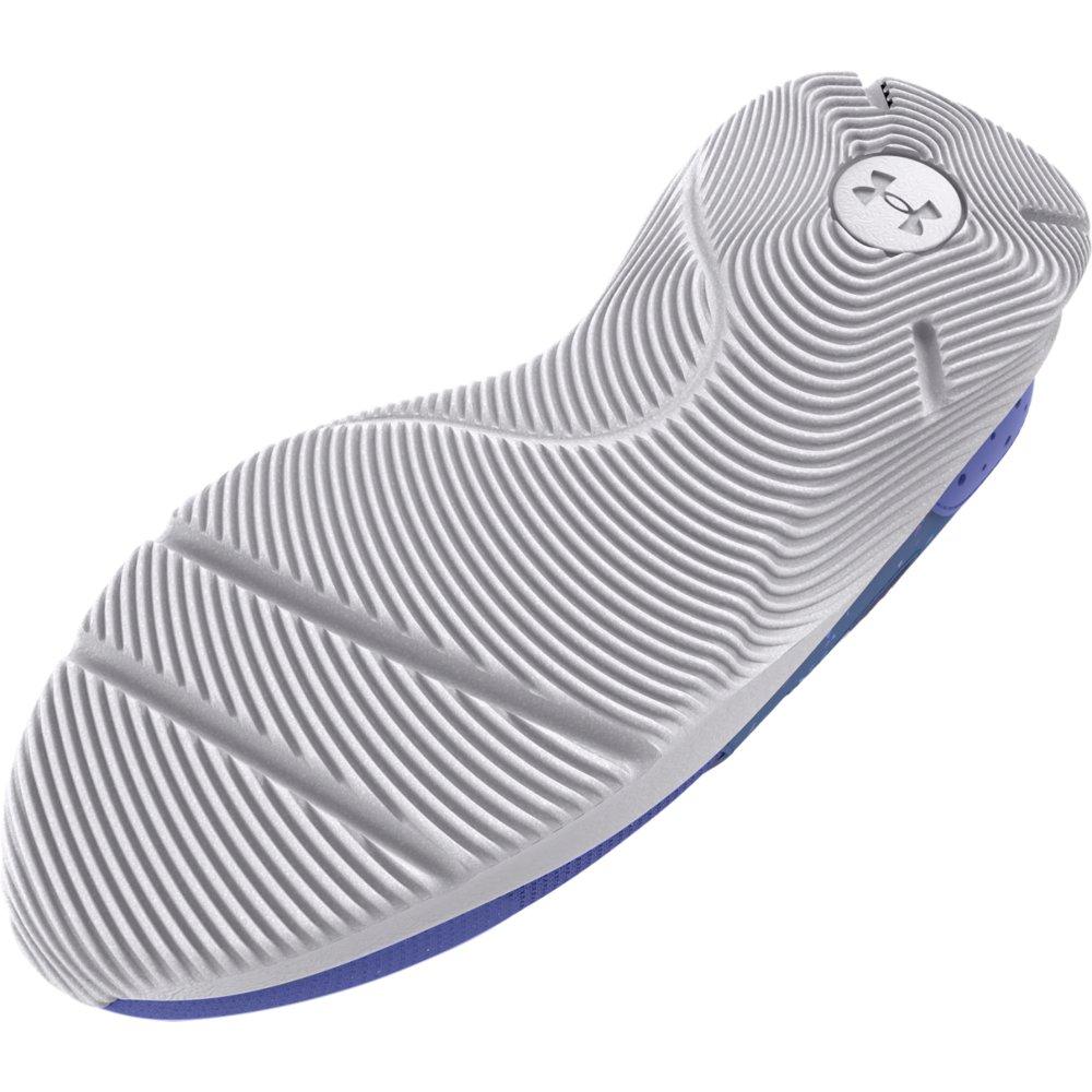 Under Armour Infinity 2.0 AL Printed "Baja Blue/Iridescent" Preschool Girls' Running Shoe - BLUE/IRIDESCENT Thumbnail View 4