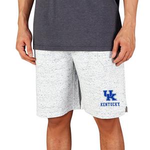 College Concepts Men's Kentucky Wildcats Throttle Shorts - White/Charcoal