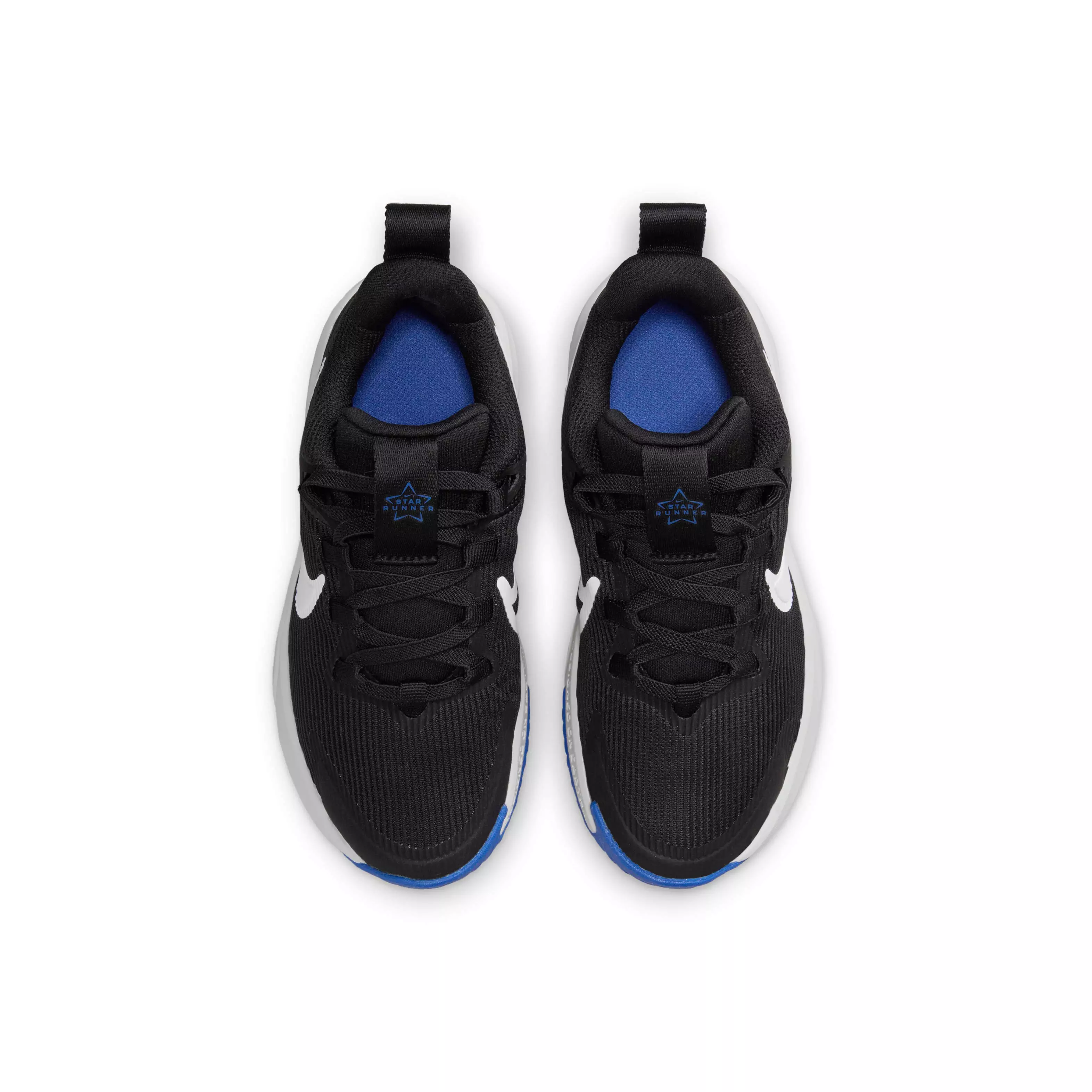 Nike Star Runner 4 "Black/Astronomy Blue/Photon Dust/White" Preschool Boys' Running Shoe - BLACK/BLUE/DUST/WHITE