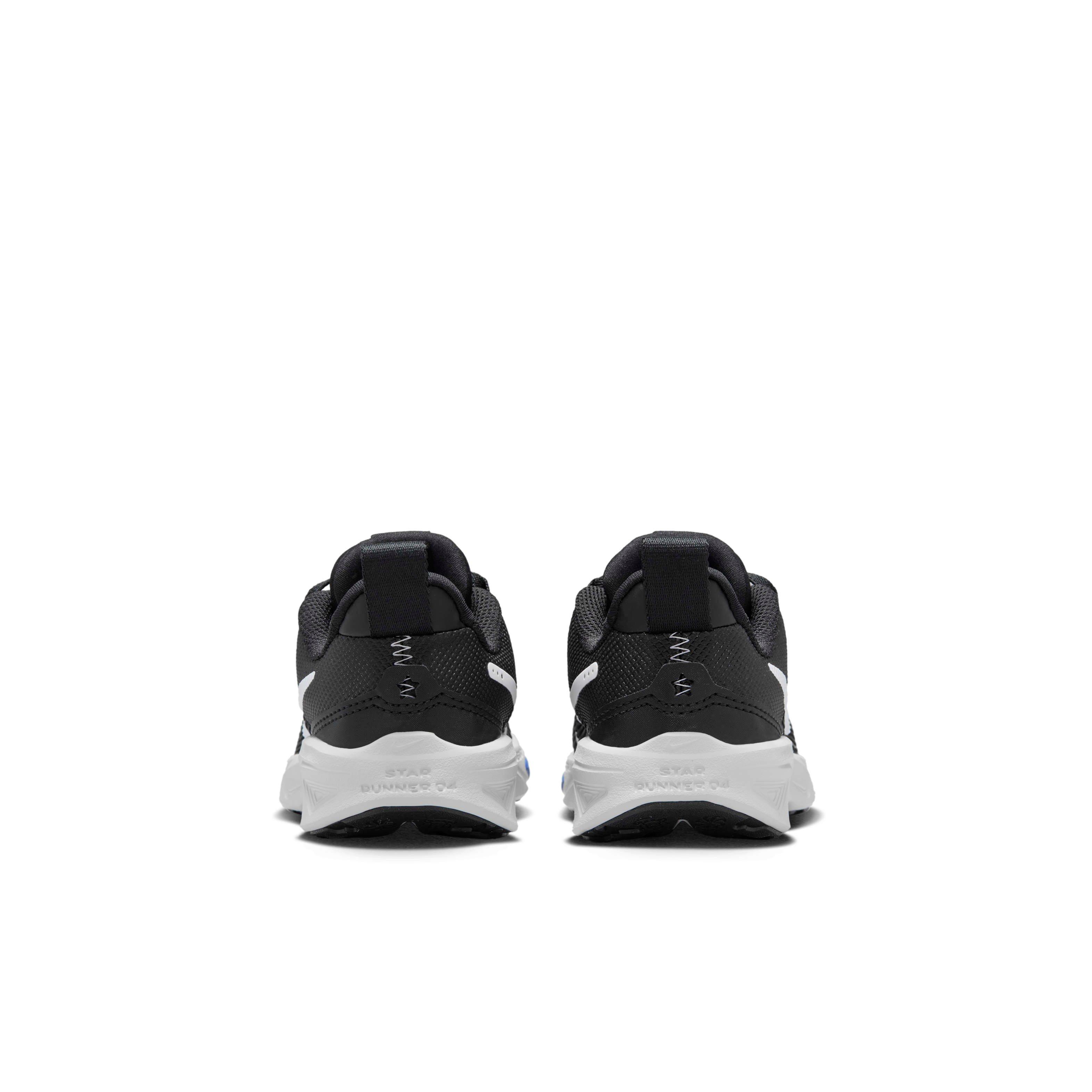 Nike Star Runner 4 "Black/Astronomy Blue/Photon Dust/White" Preschool Boys' Running Shoe - BLACK/BLUE/DUST/WHITE Thumbnail View 5