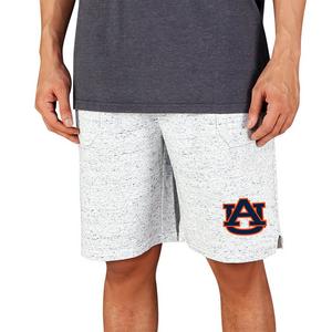 College Concepts Men's Auburn Tigers Throttle Shorts - White/Charcoal