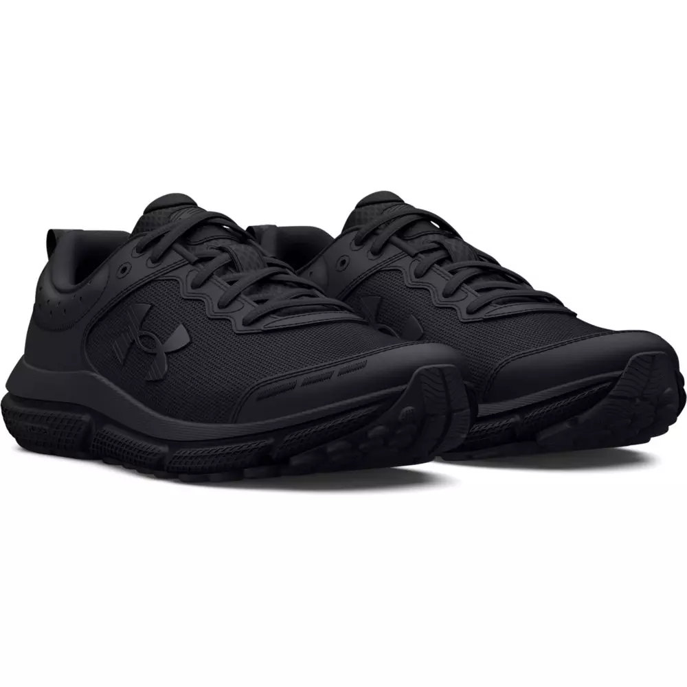 Under Armour Assert 10 "Black" Grade School Boys' Running Shoe - BLACK