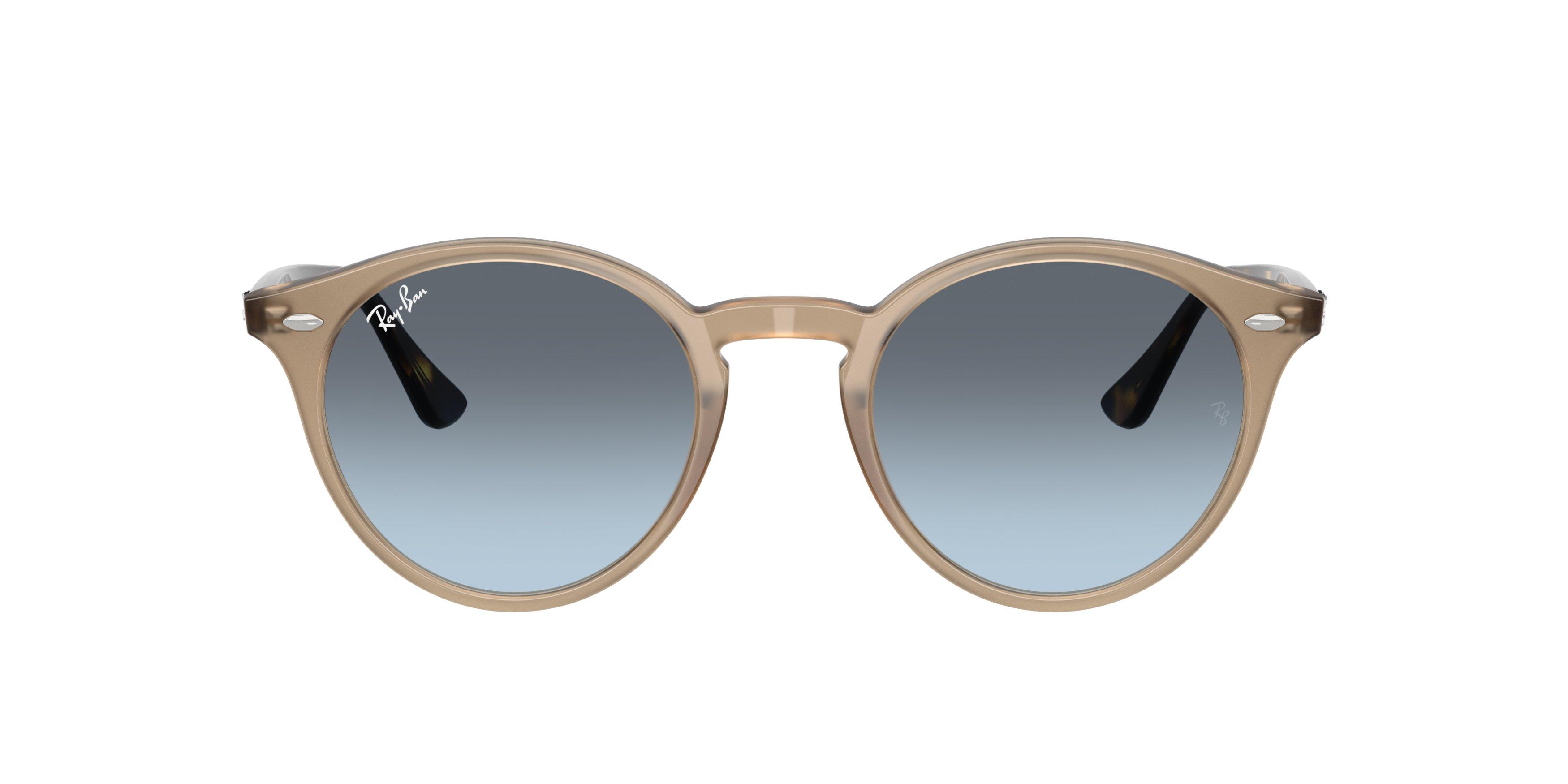 Ray-Ban RB 2180 Round Sunglasses - GREY/BLUE Thumbnail View 2