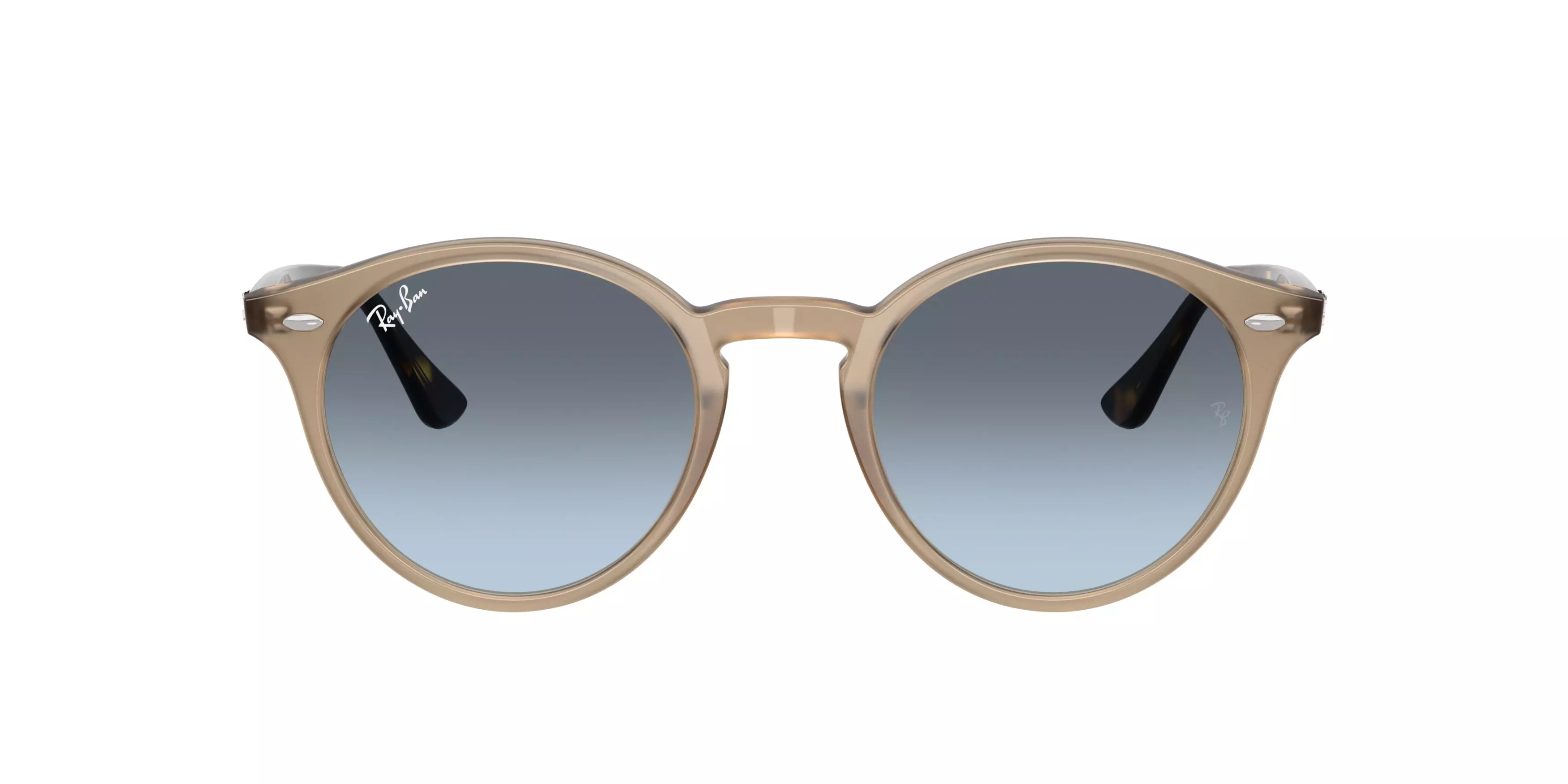 Ray-Ban RB 2180 Round Sunglasses - GREY/BLUE