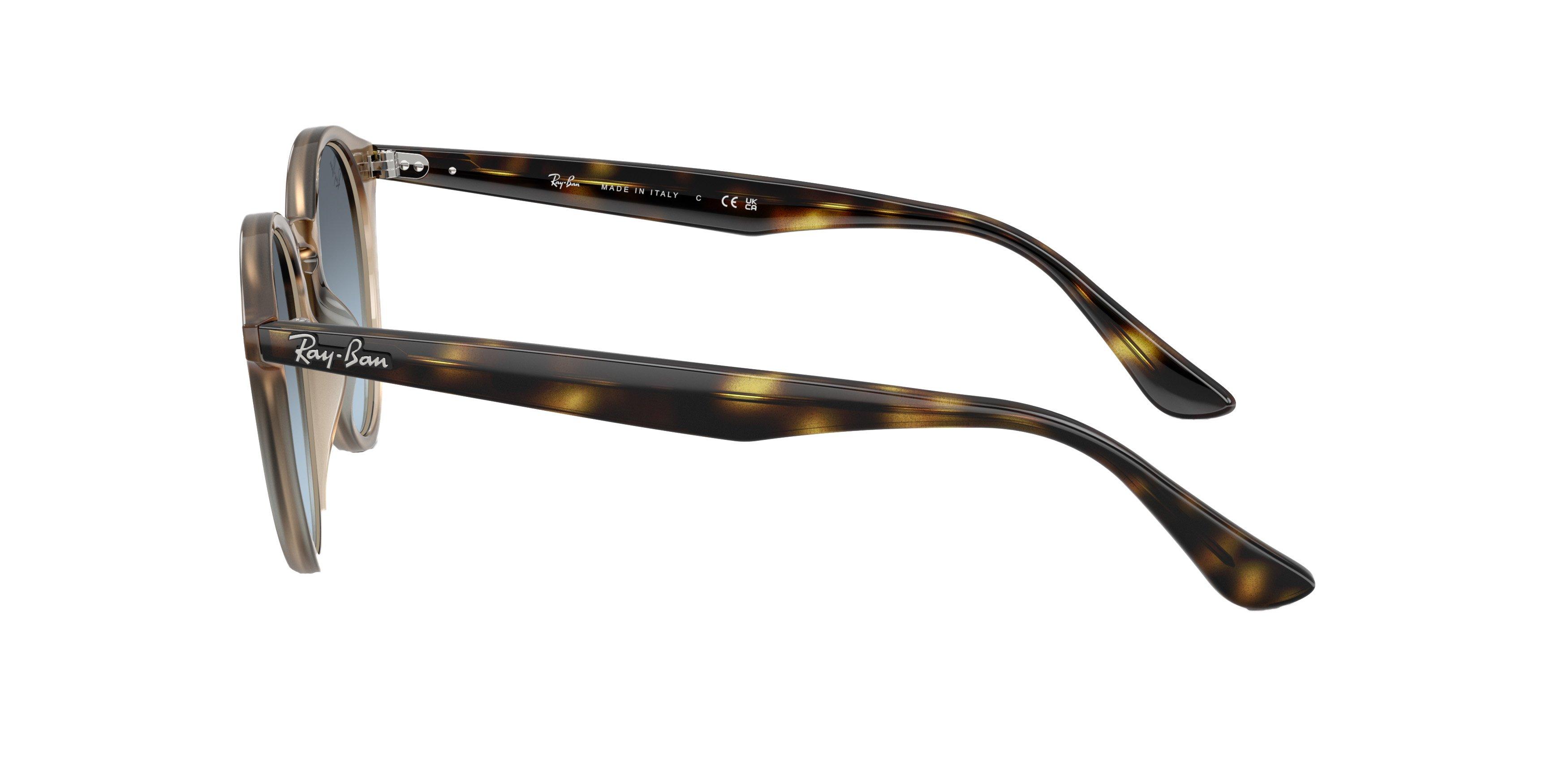 Ray-Ban RB 2180 Round Sunglasses - GREY/BLUE Thumbnail View 4