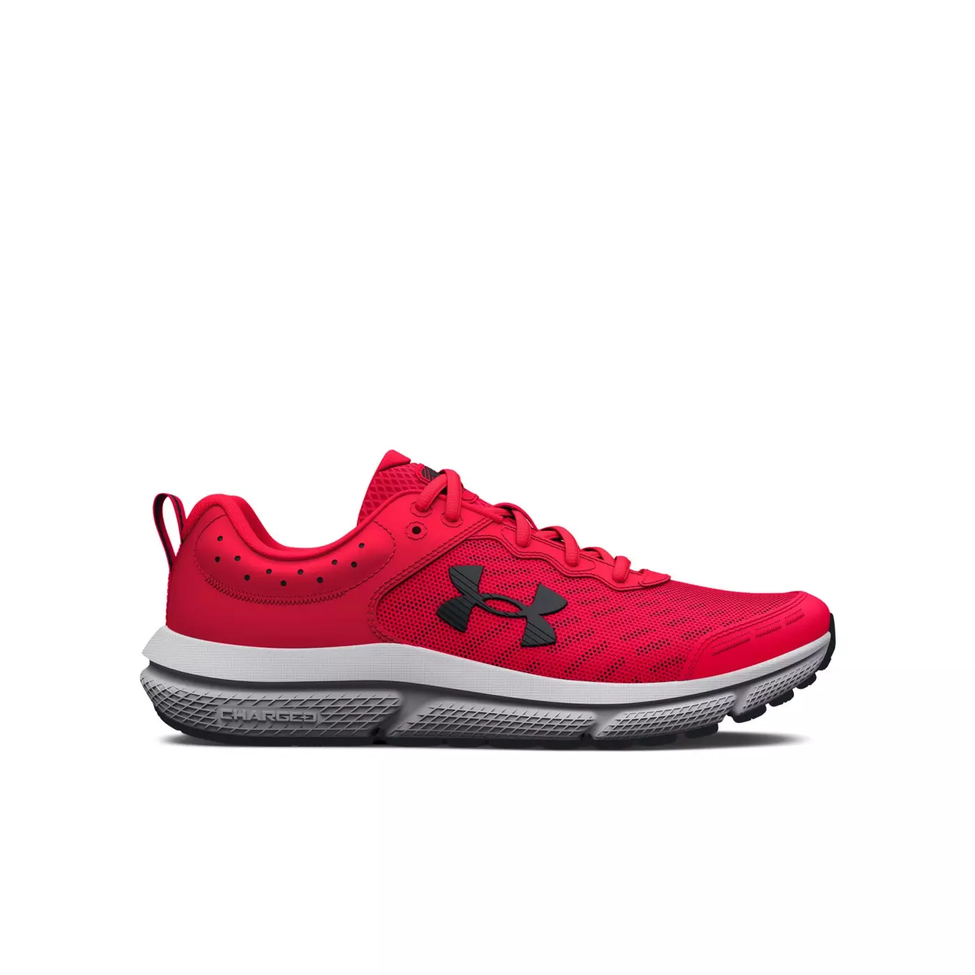 Under Armour Assert 10 "Red/Black" Grade School Boys' Running Shoe - RED/BLACK