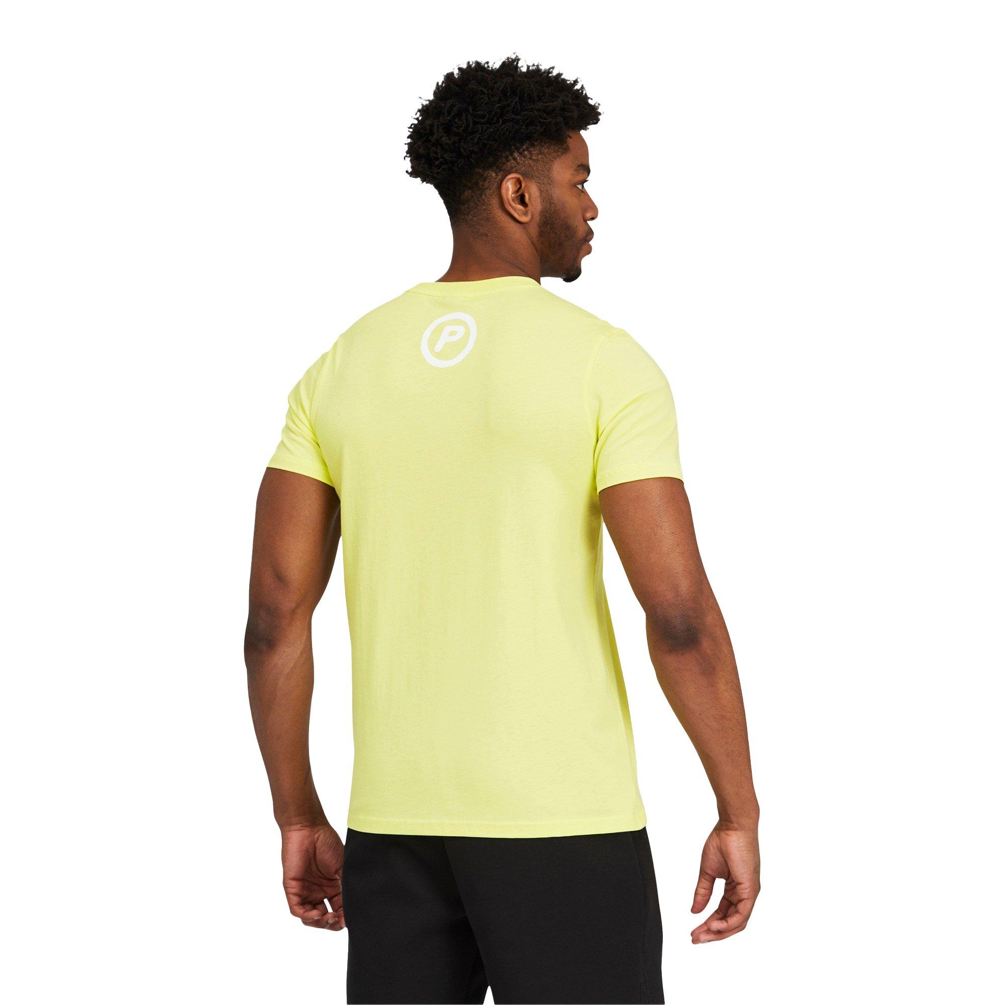 PUMA Men's Hoops Men's Basketball "Yellow" Tee - YELLOW Thumbnail View 2