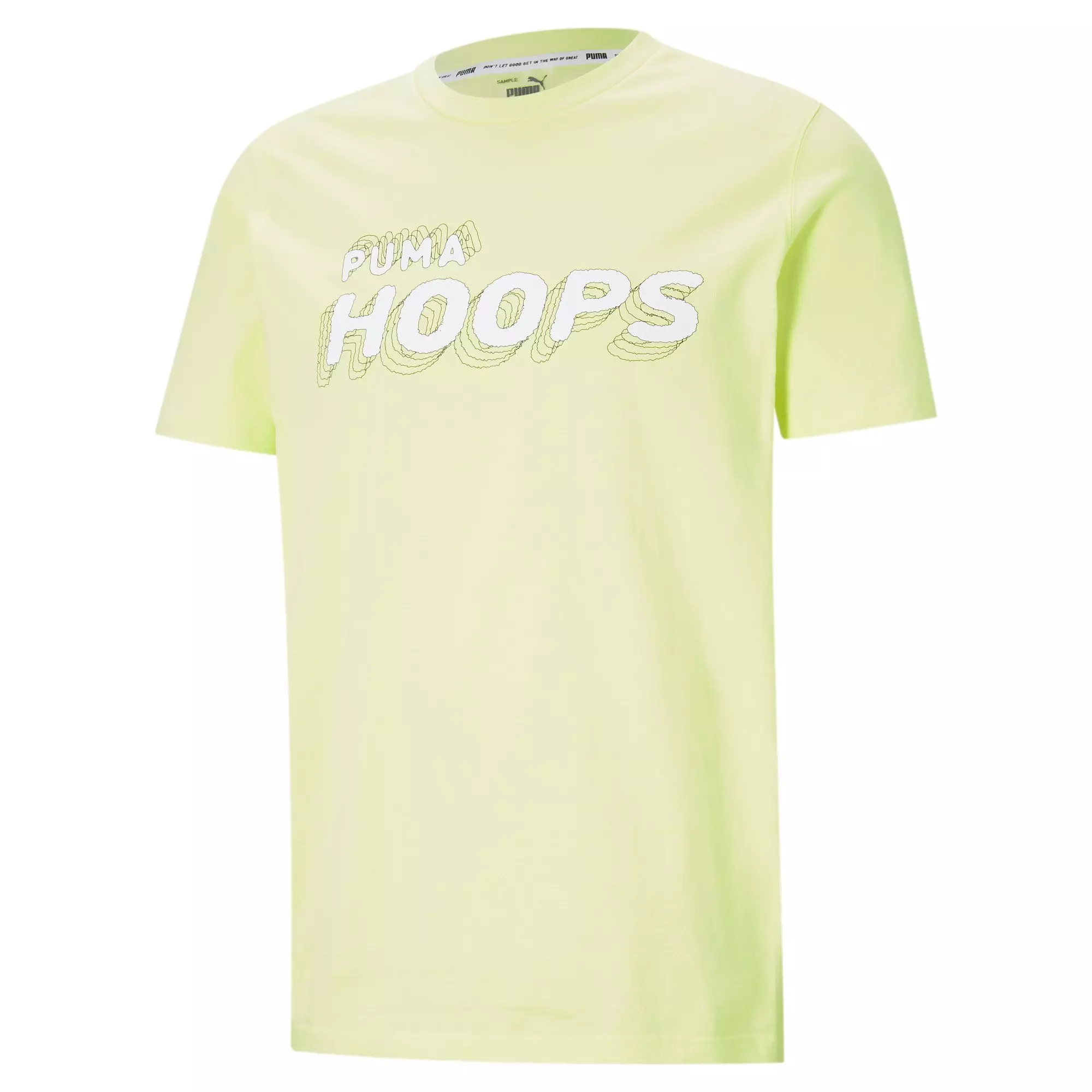 PUMA Men's Hoops Men's Basketball "Yellow" Tee - YELLOW