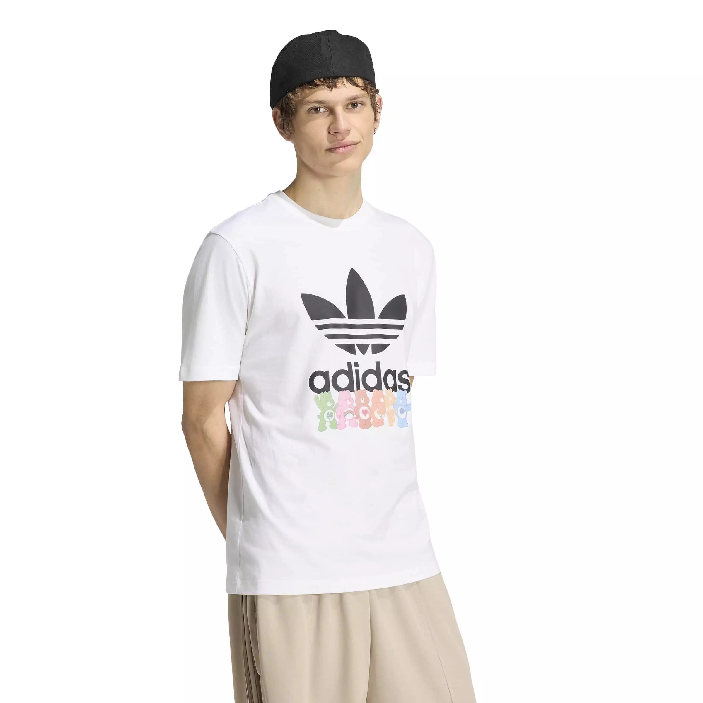 adidas Originals Men's Care bear TI T-Shirt - White - WHITE