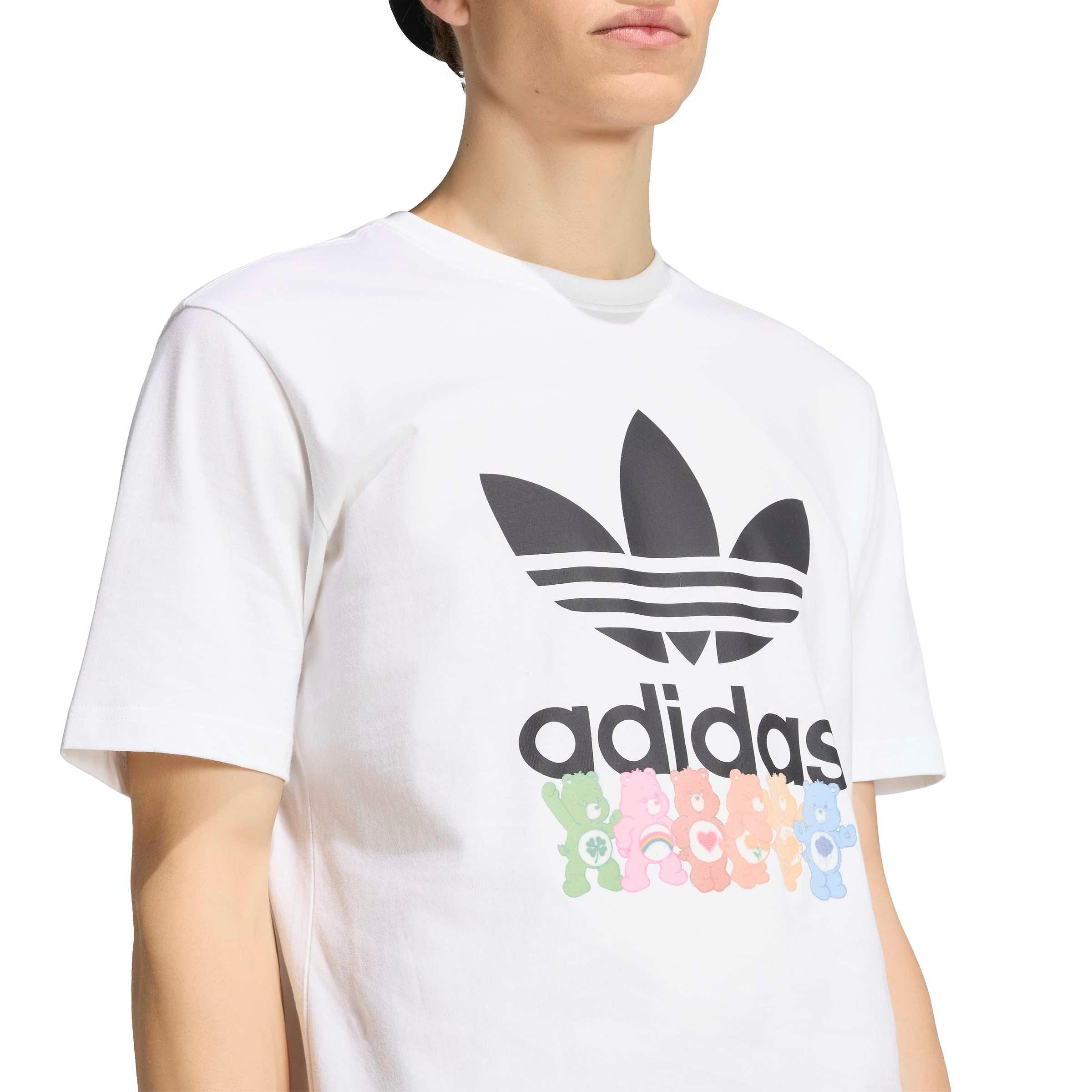 adidas Originals Men's Care bear TI T-Shirt - White - WHITE Thumbnail View 4