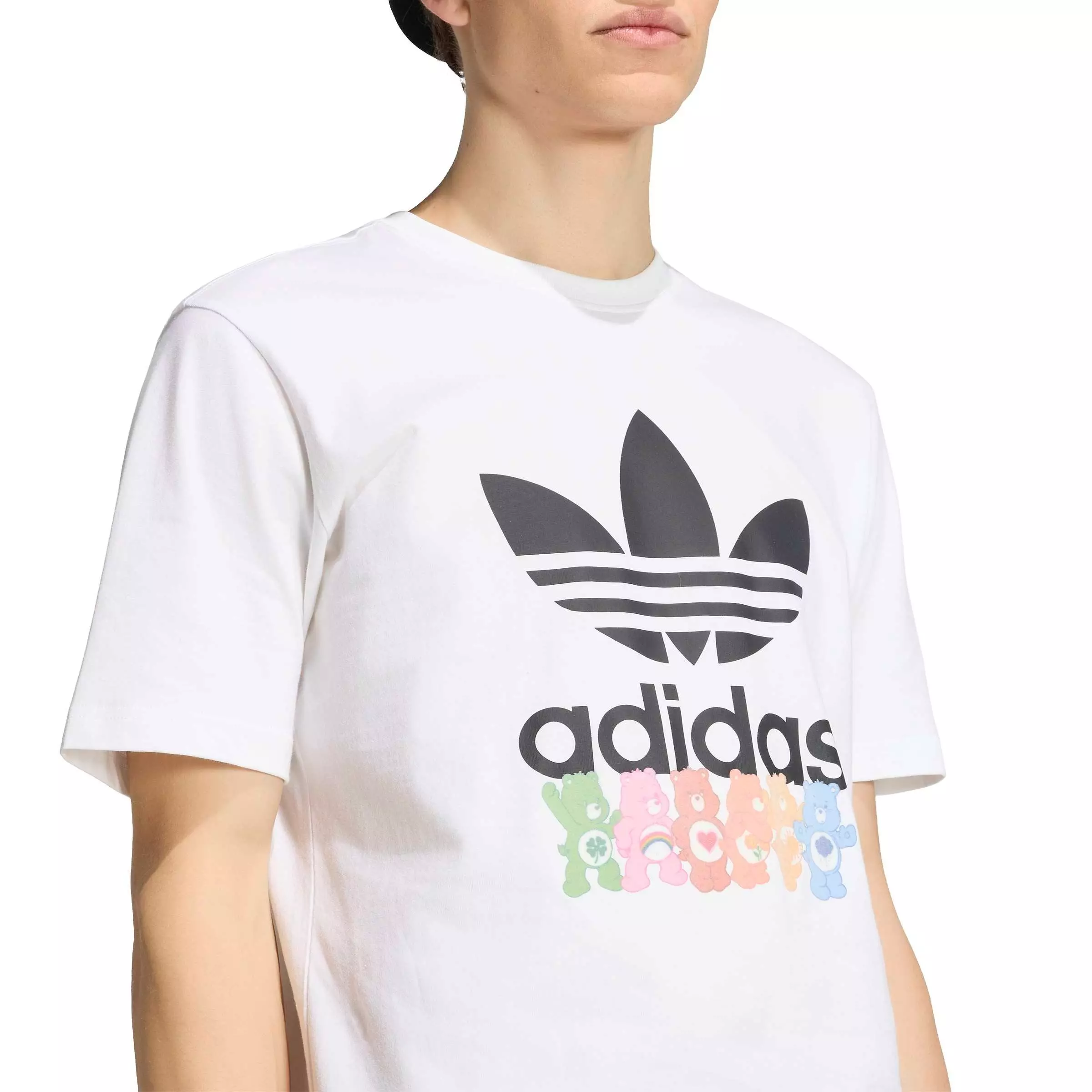 adidas Originals Men's Care bear TI T-Shirt - White - WHITE