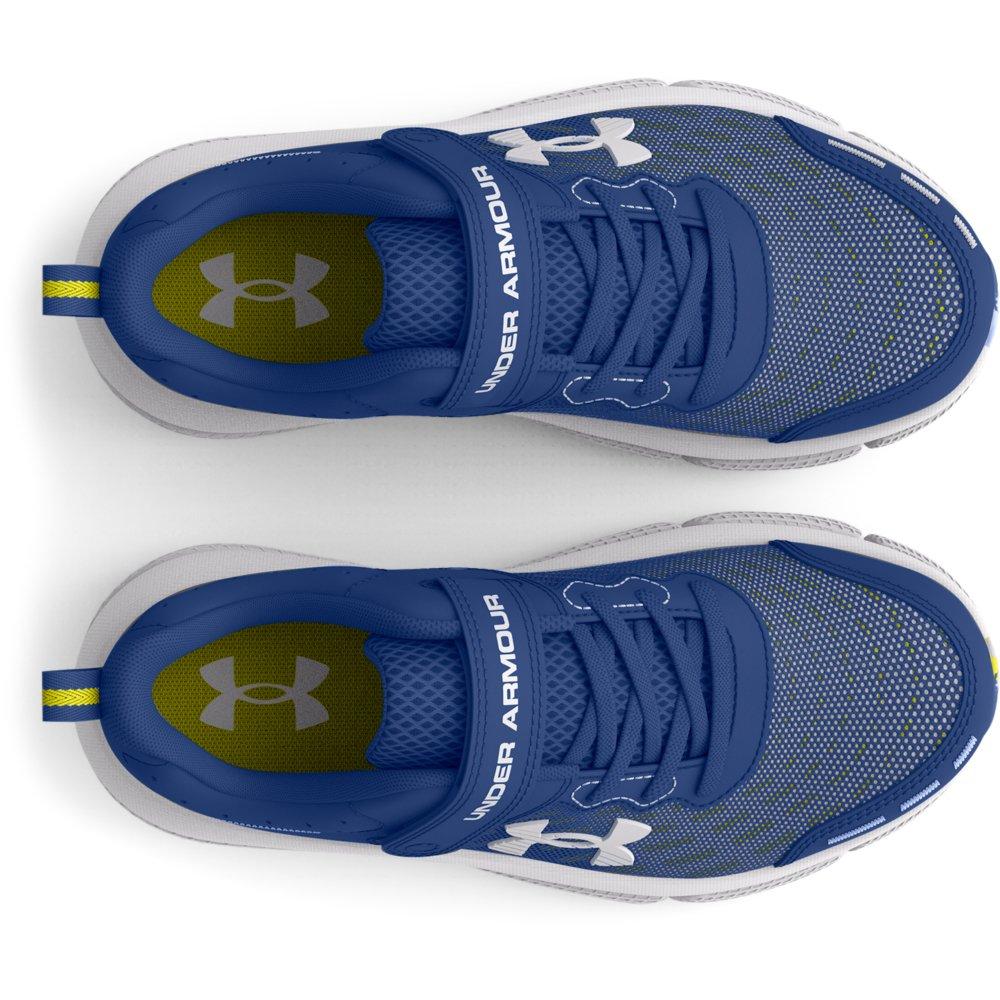 Under Armour Assert 10 AC "Blue Mirage/Starfruit/Halo Grey" Preschool Boys' Running Shoe - BLUE/STARFRUIT/GREY Thumbnail View 3