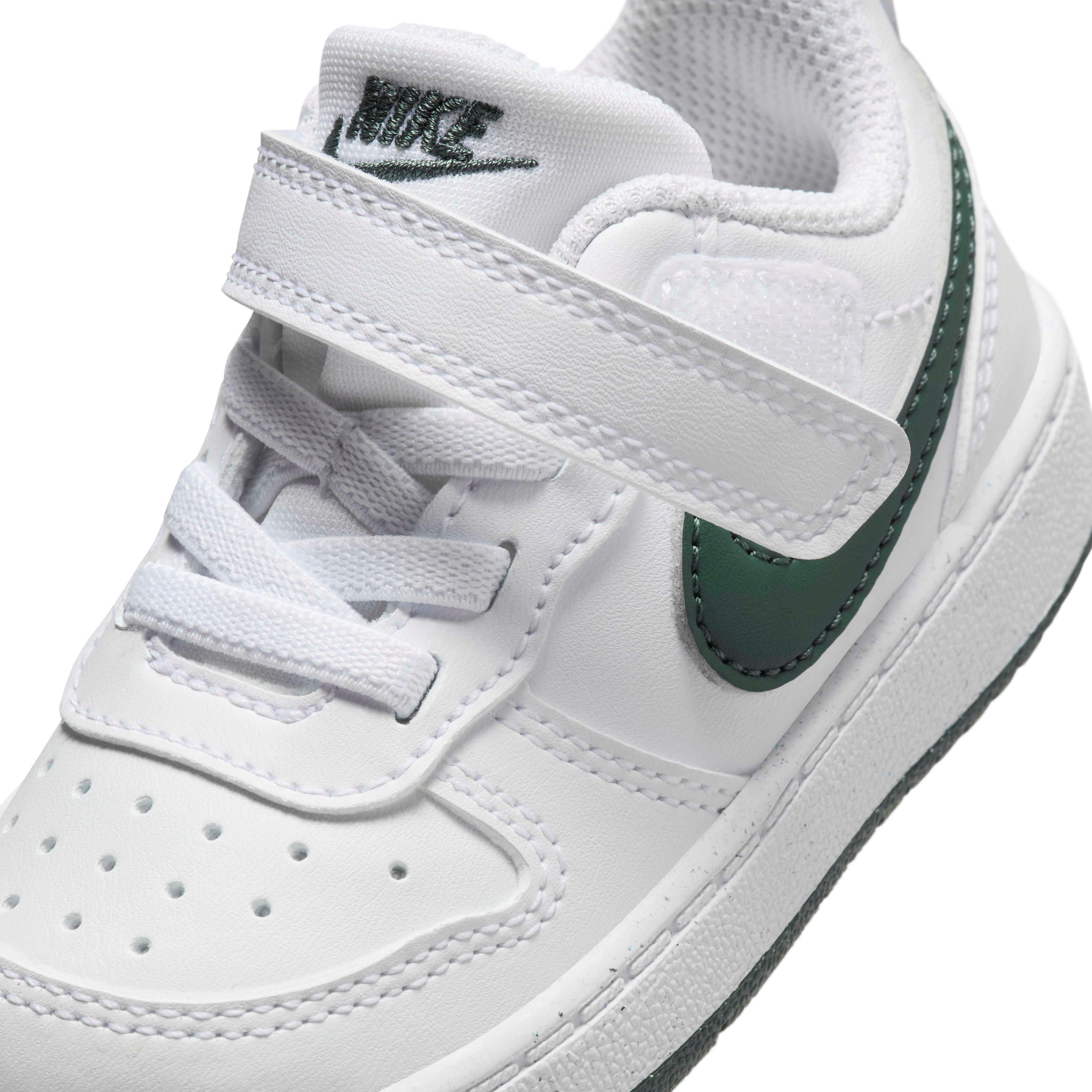 Nike Court Borough Low Recraft Infant Boys' "White/Vintage Green" Shoe