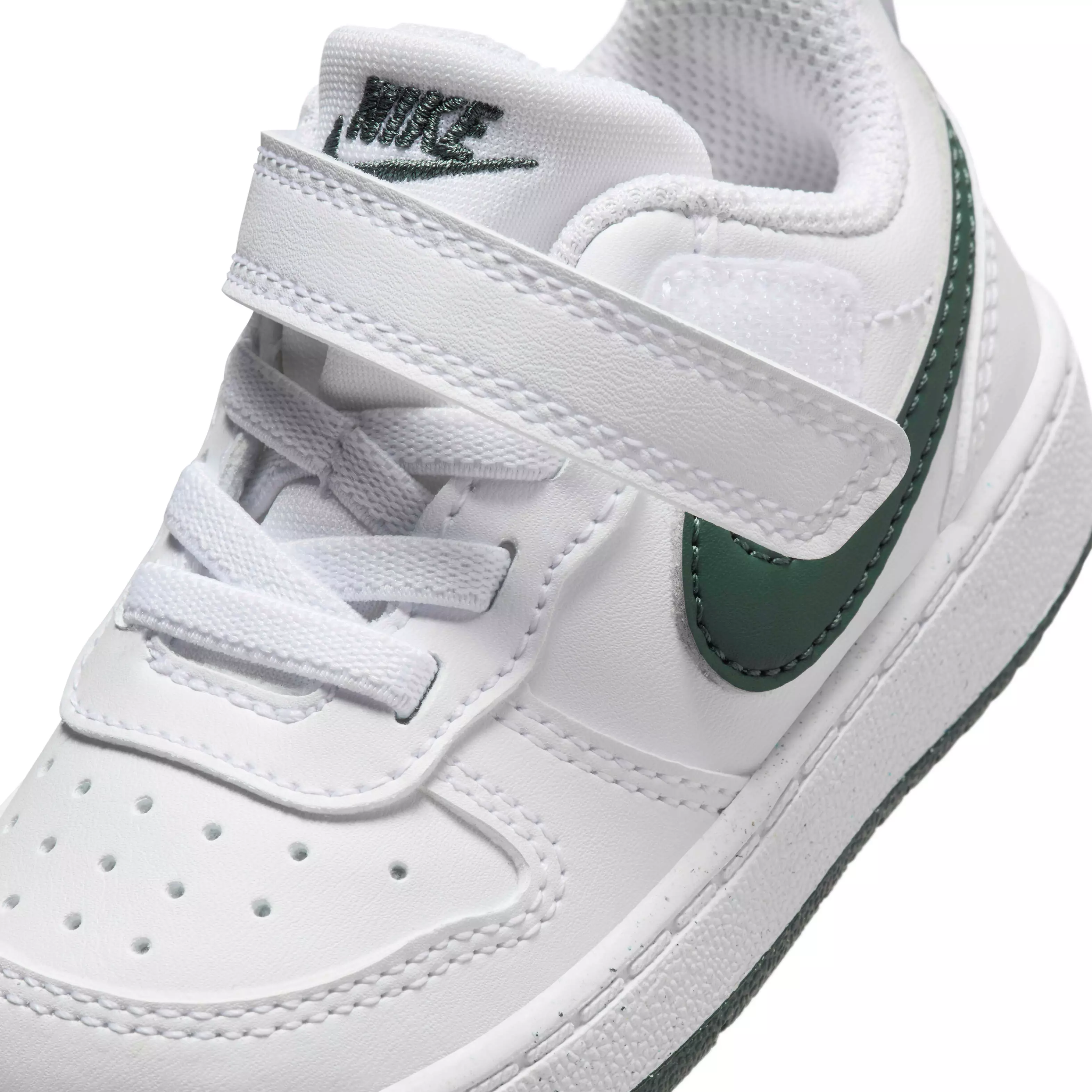 Nike Court Borough Low Recraft "White/Vintage Green" Infant Boys' Shoe - WHITE/GREEN