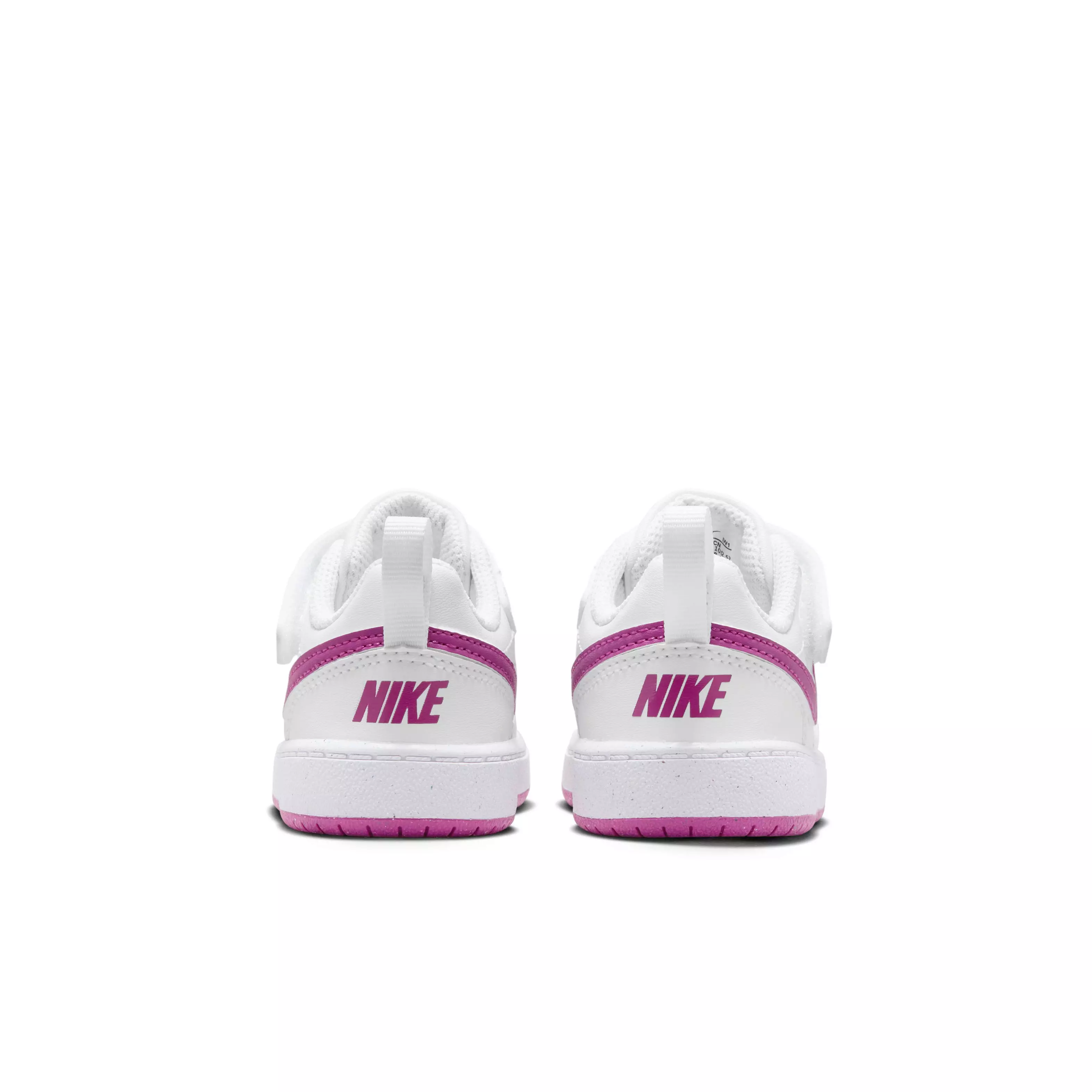 Nike Court Borough Low Recraft "White/Hot Fuchsia" Infant Girls' Shoe - WHITE/FUCHSIA