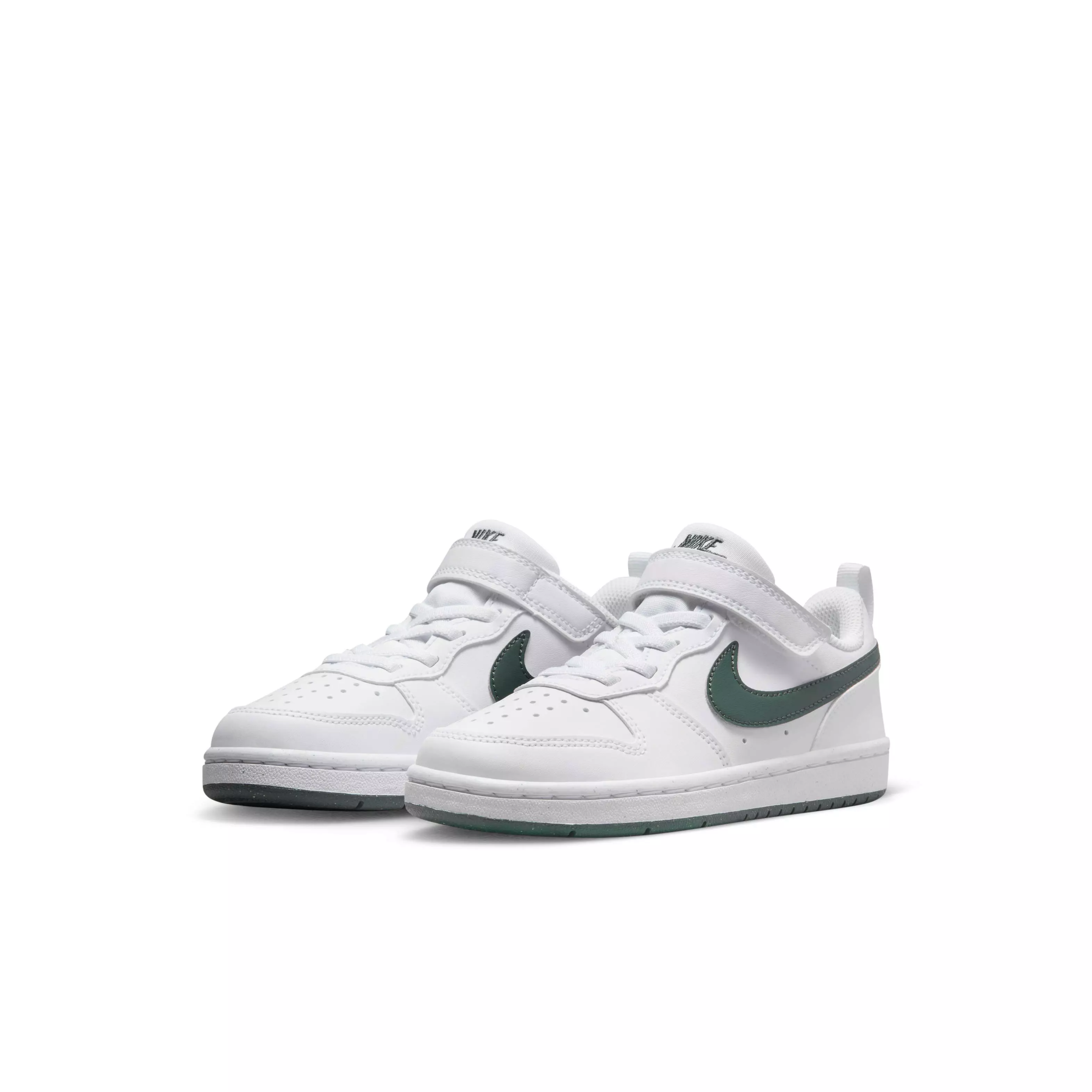 Nike Court Borough Low Recraft "White/Vintage Green" Preschool Boys' Shoe - WHITE/GREEN