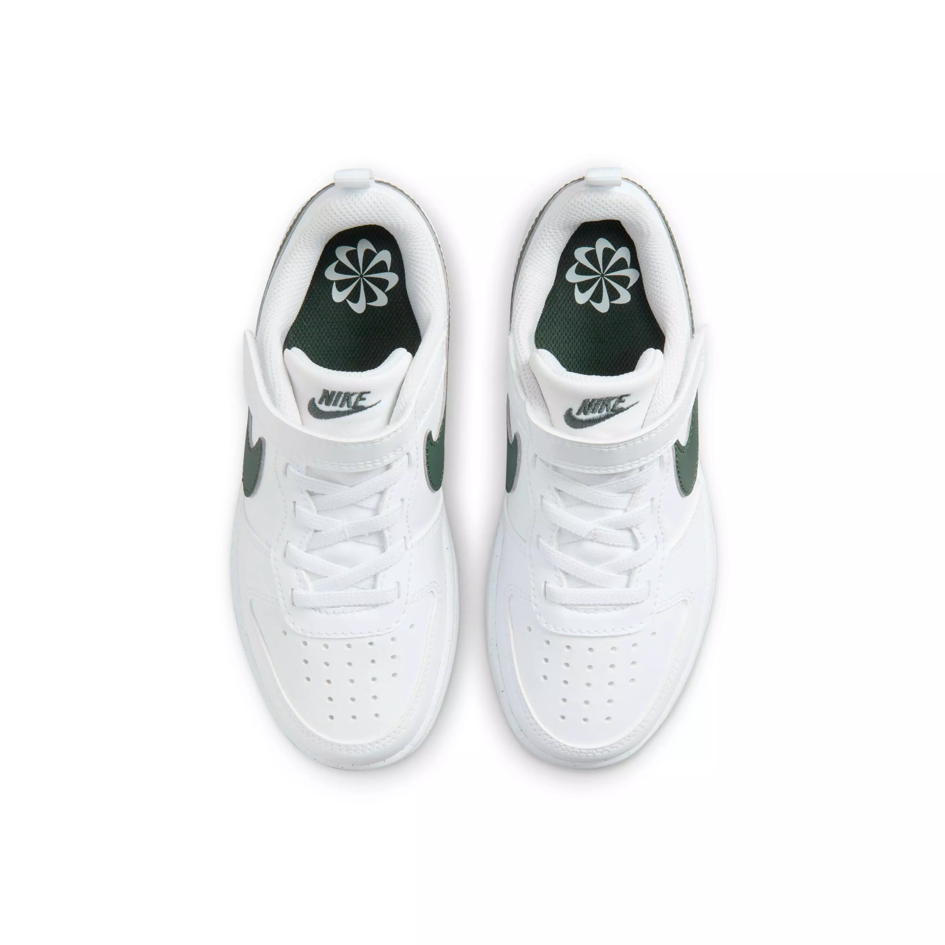 Nike Court Borough Low Recraft "White/Vintage Green" Preschool Boys' Shoe - WHITE/GREEN