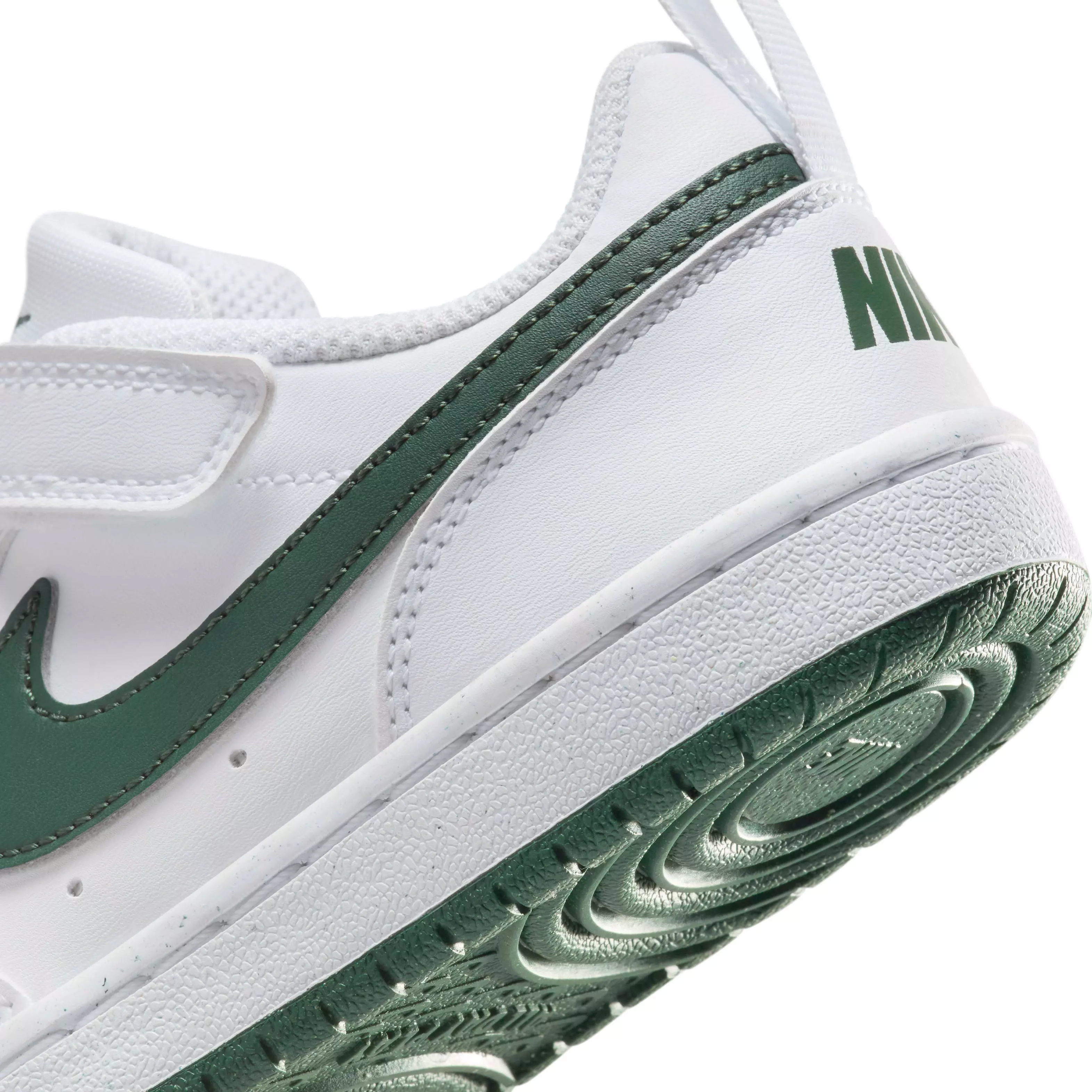 Nike Court Borough Low Recraft "White/Vintage Green" Preschool Boys' Shoe - WHITE/GREEN