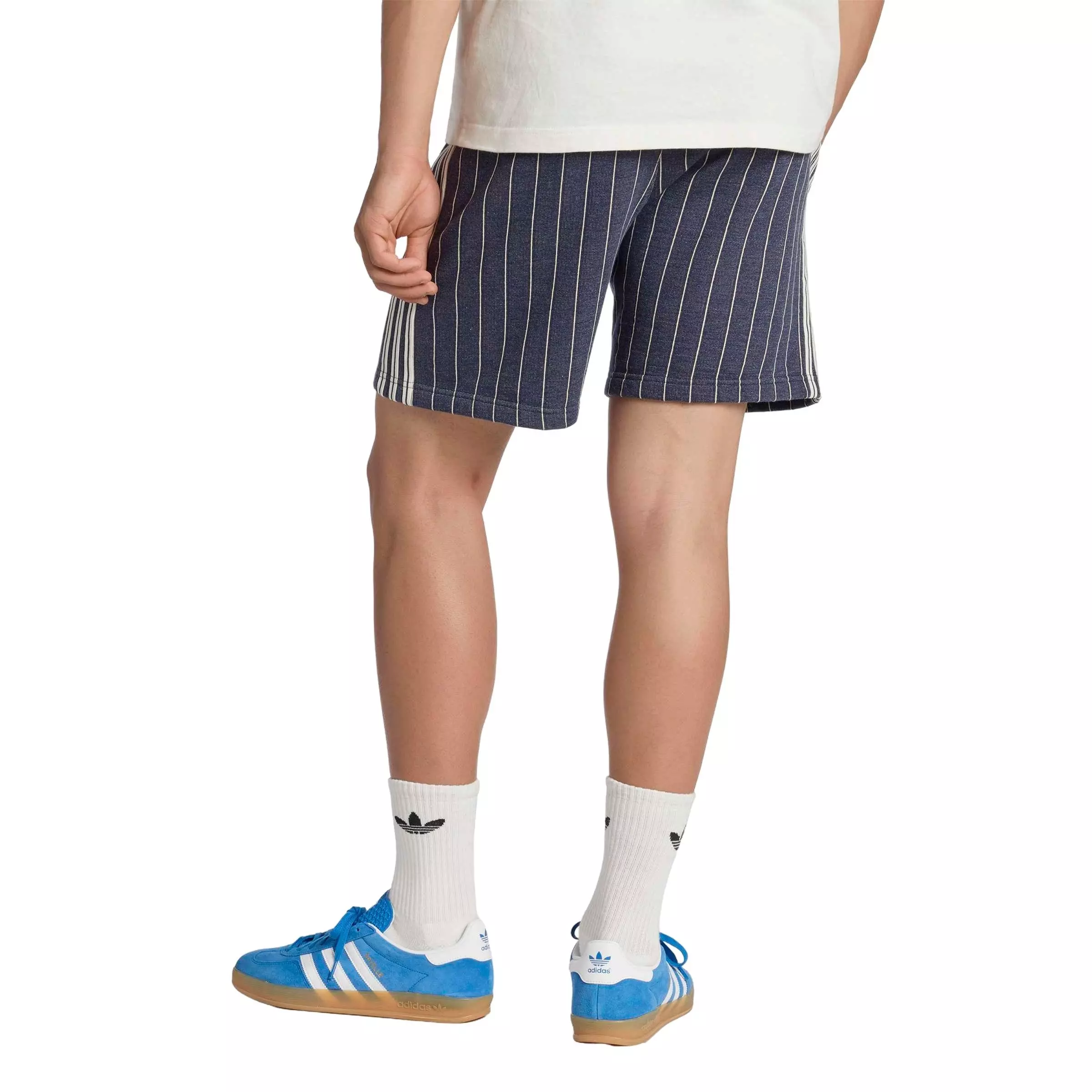 adidas Originals Men's Pinstripes Shorts - Blue - BLUE