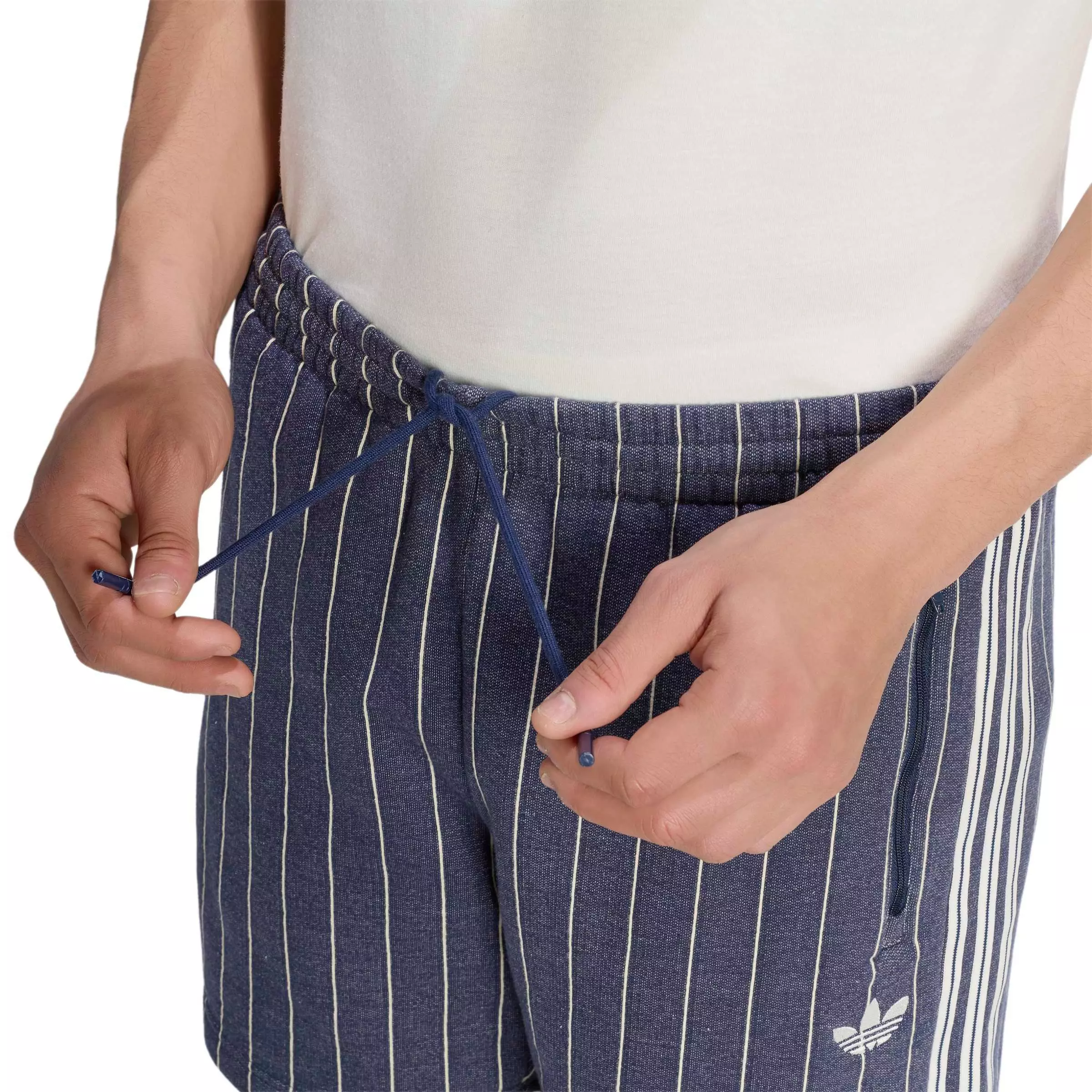 adidas Originals Men's Pinstripes Shorts - Blue - BLUE