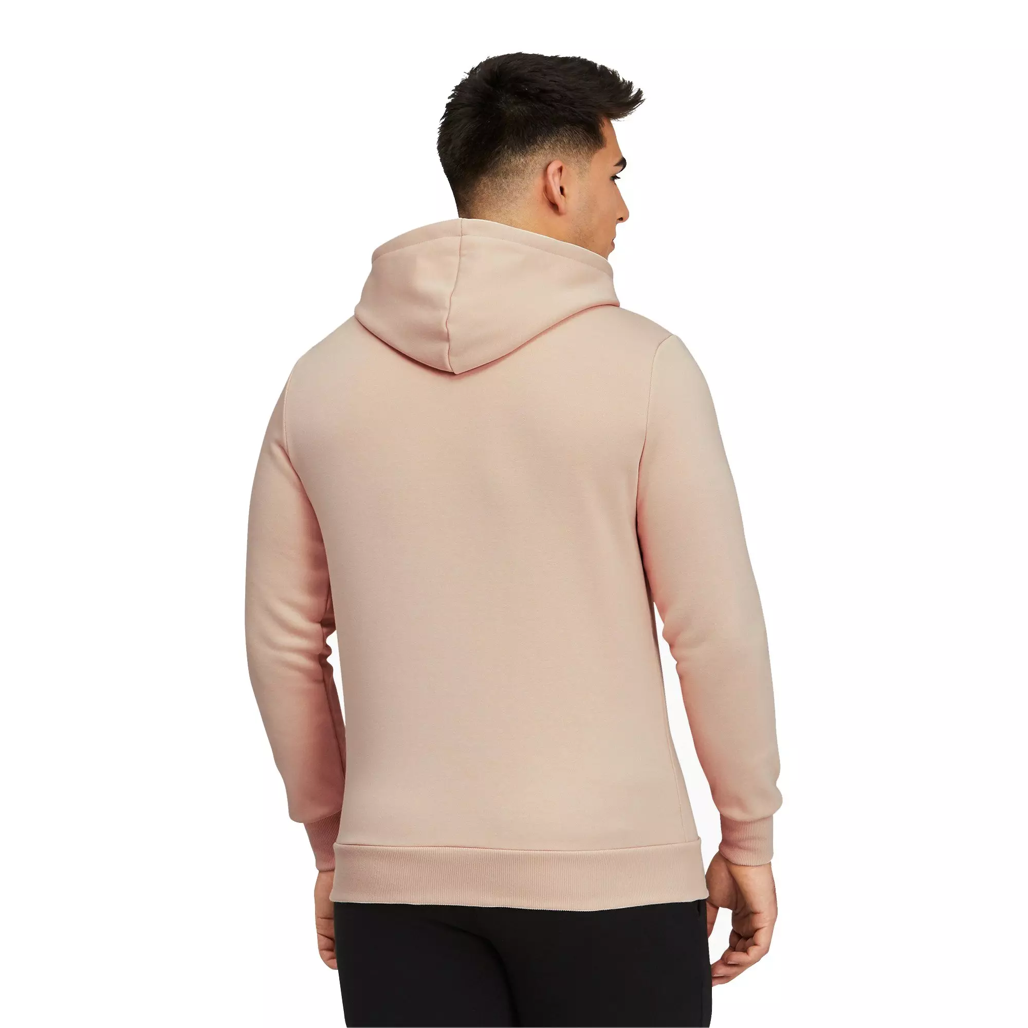 Puma Men's Pink Caliente Pullover Hoodie - BEIGE