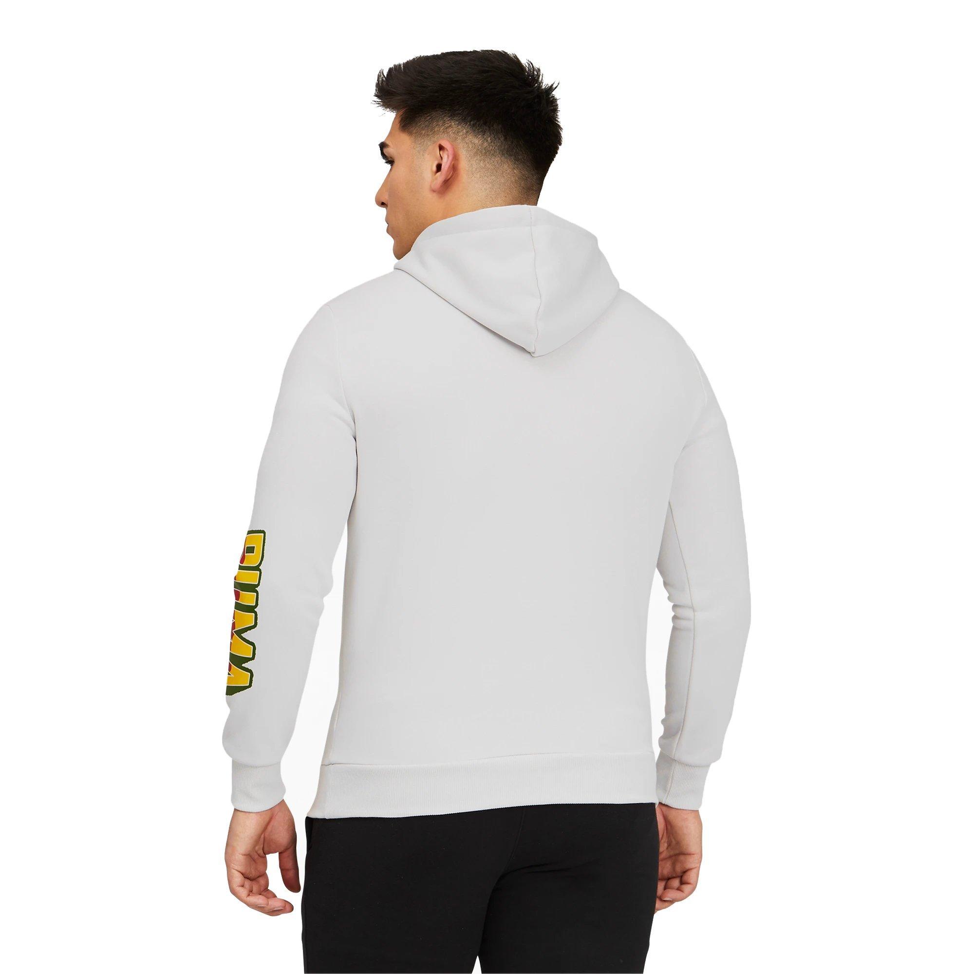 Puma Men's Cash Only Pullover Hoodie - LT GREY Thumbnail View 2