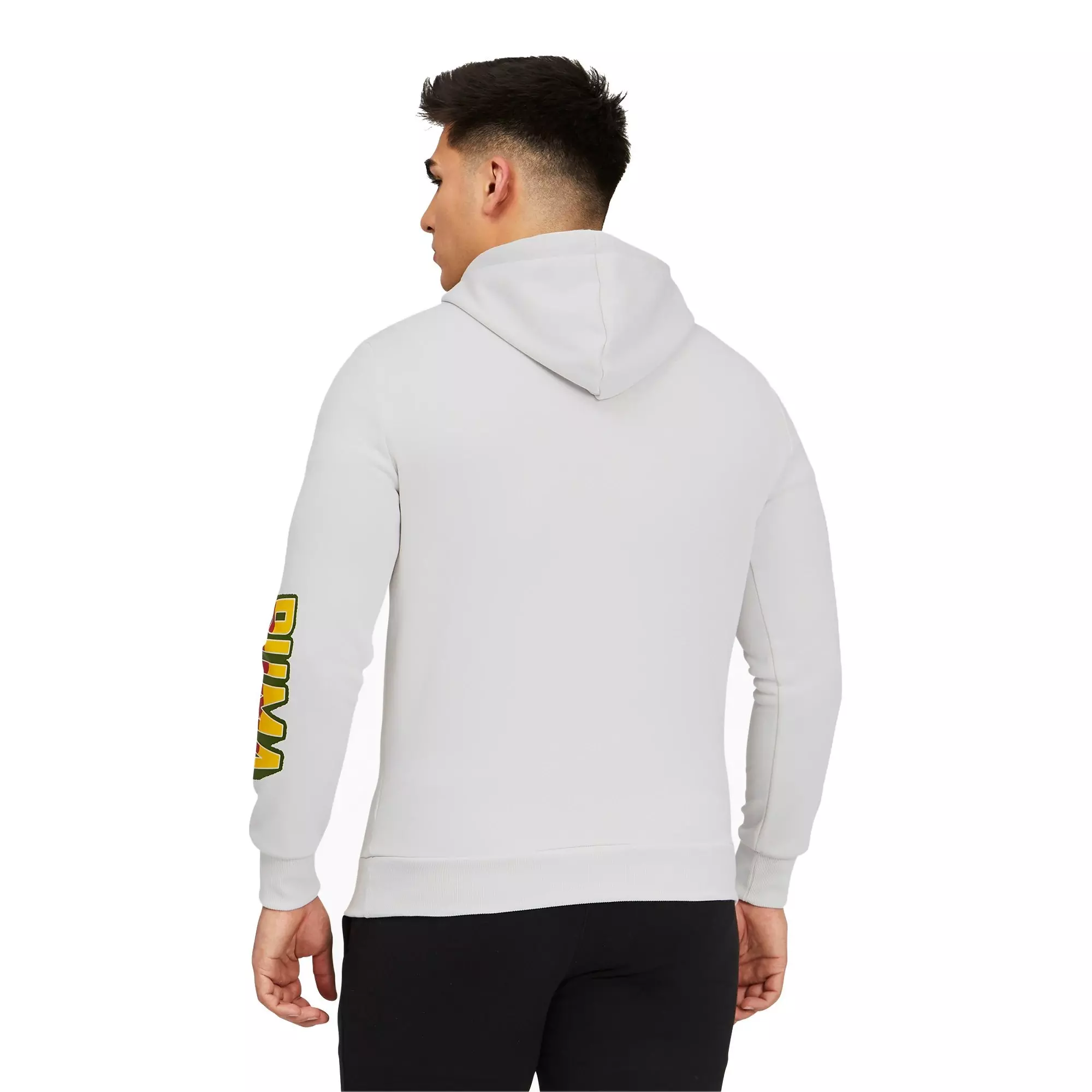 Puma Men's Cash Only Pullover Hoodie - LT GREY