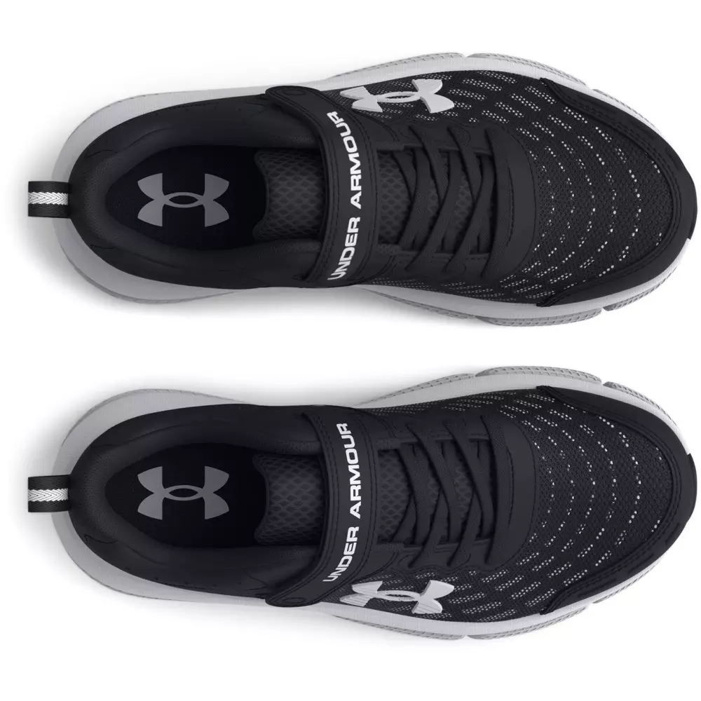 Under Armour Assert 10 "Black/White" Preschool Boys' Running Shoe - BLACK/WHITE