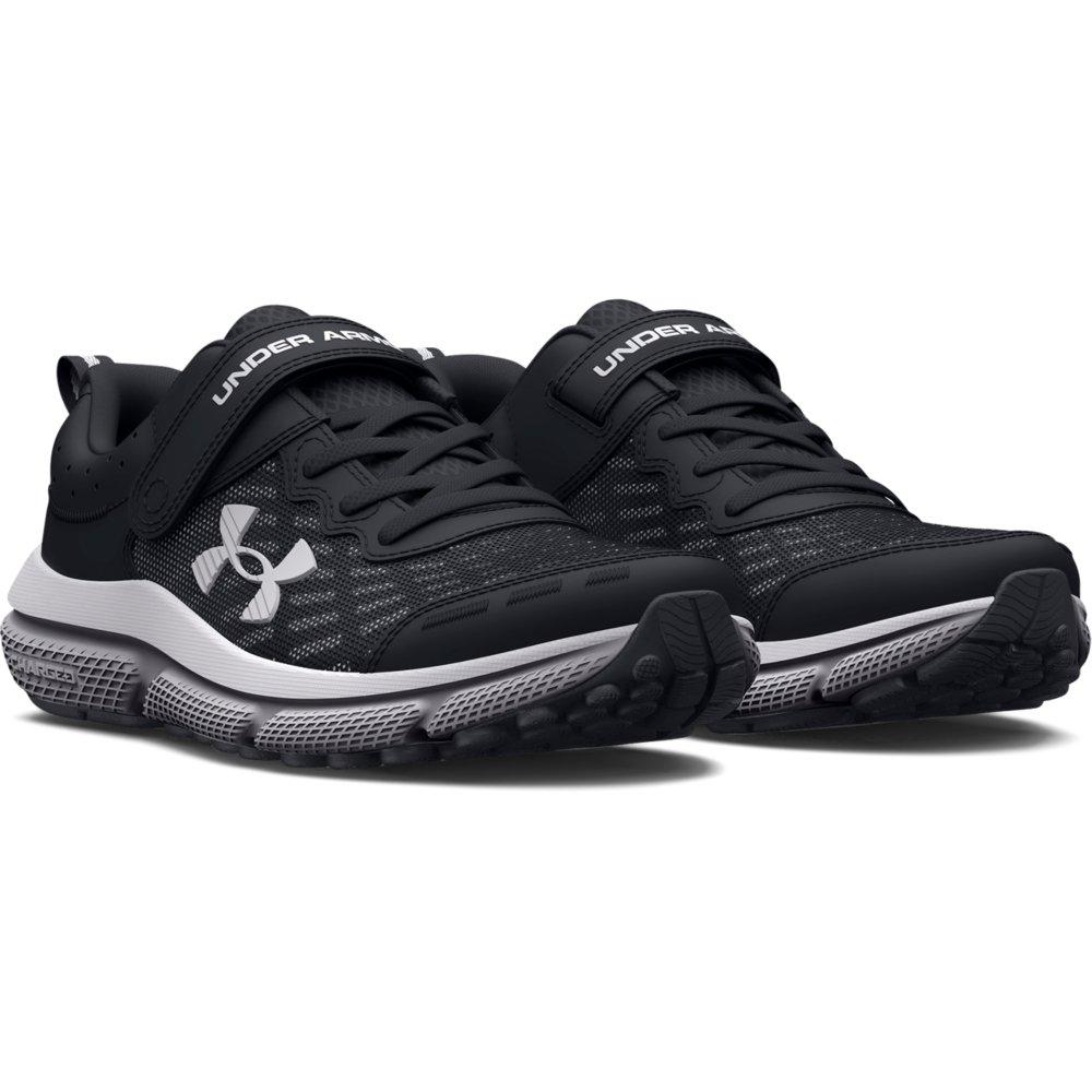 Under Armour Assert 10 Preschool Boys' "Black/White" Running Shoe