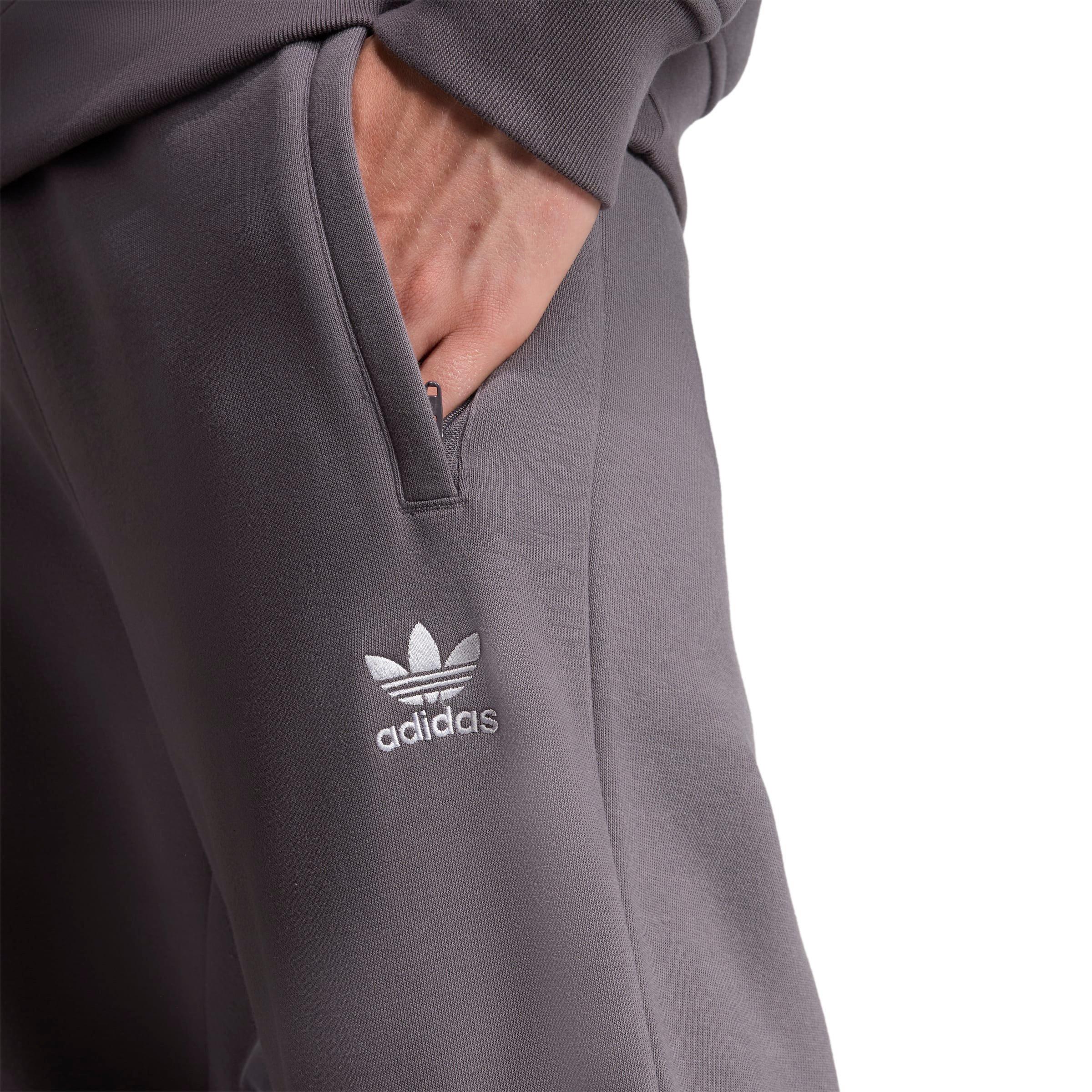 adidas Originals Men's Trefoil Essentials Pants - Dk Grey - DARK GREY Thumbnail View 3