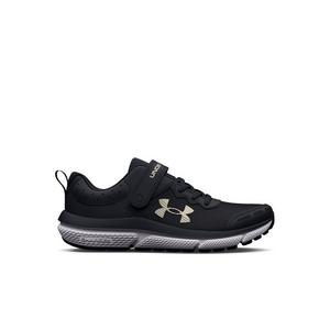 Under Armour Assert 10 AC "Black/Metallic Gold" Preschool Girls' Running Shoe