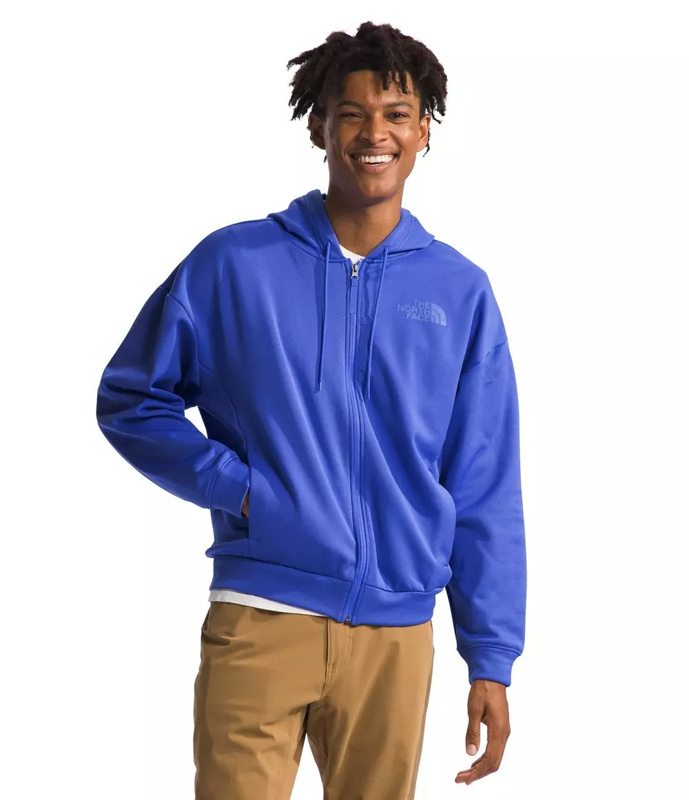 The North Face Men's Horizon Perfect Fleece Full Zip Jacket -Blue - BLUE