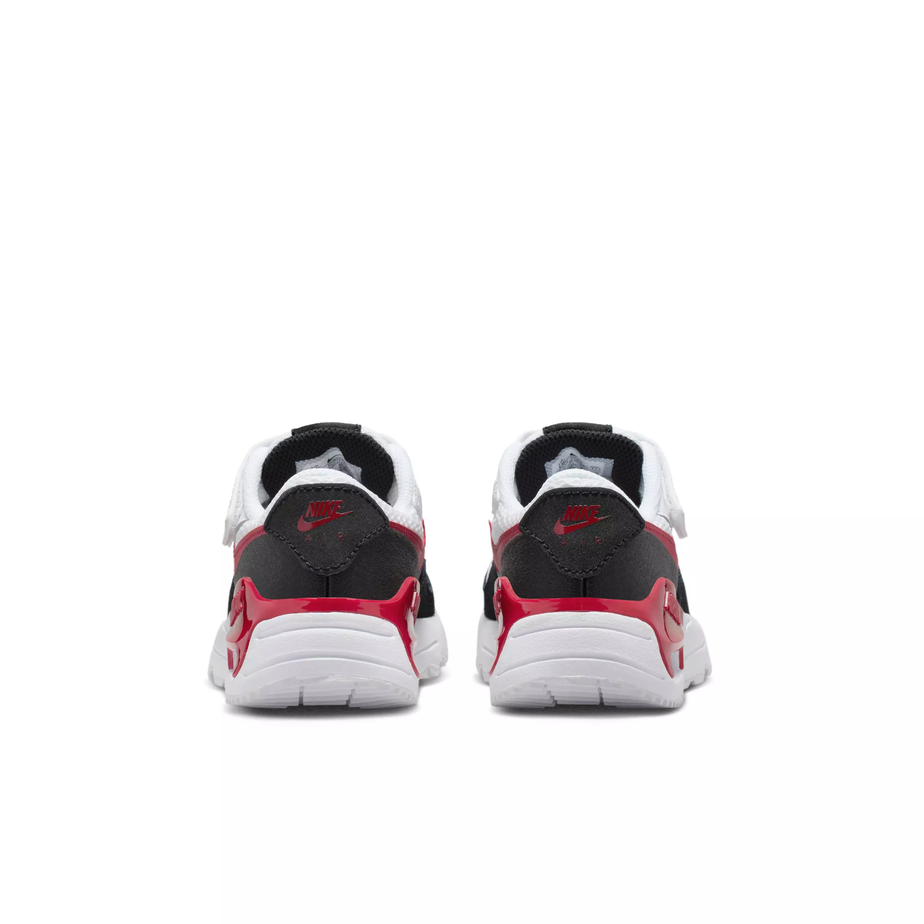 Nike Air Max SYSTM "White/Black/White/Gym Red" Preschool Boys' Shoe - WHITE/BLACK/WHITE/RED