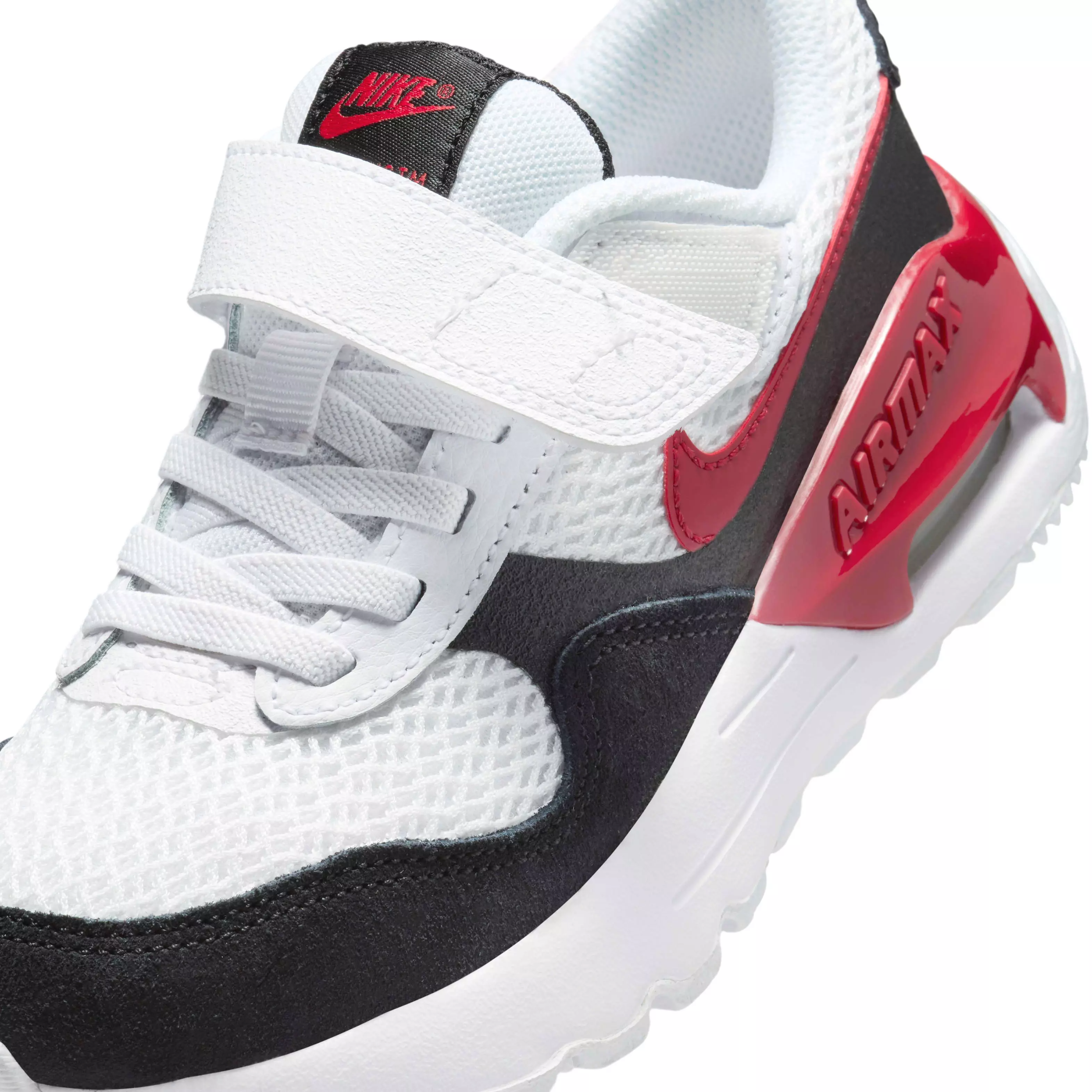 Nike Air Max SYSTM "White/Black/White/Gym Red" Preschool Boys' Shoe - WHITE/BLACK/WHITE/RED